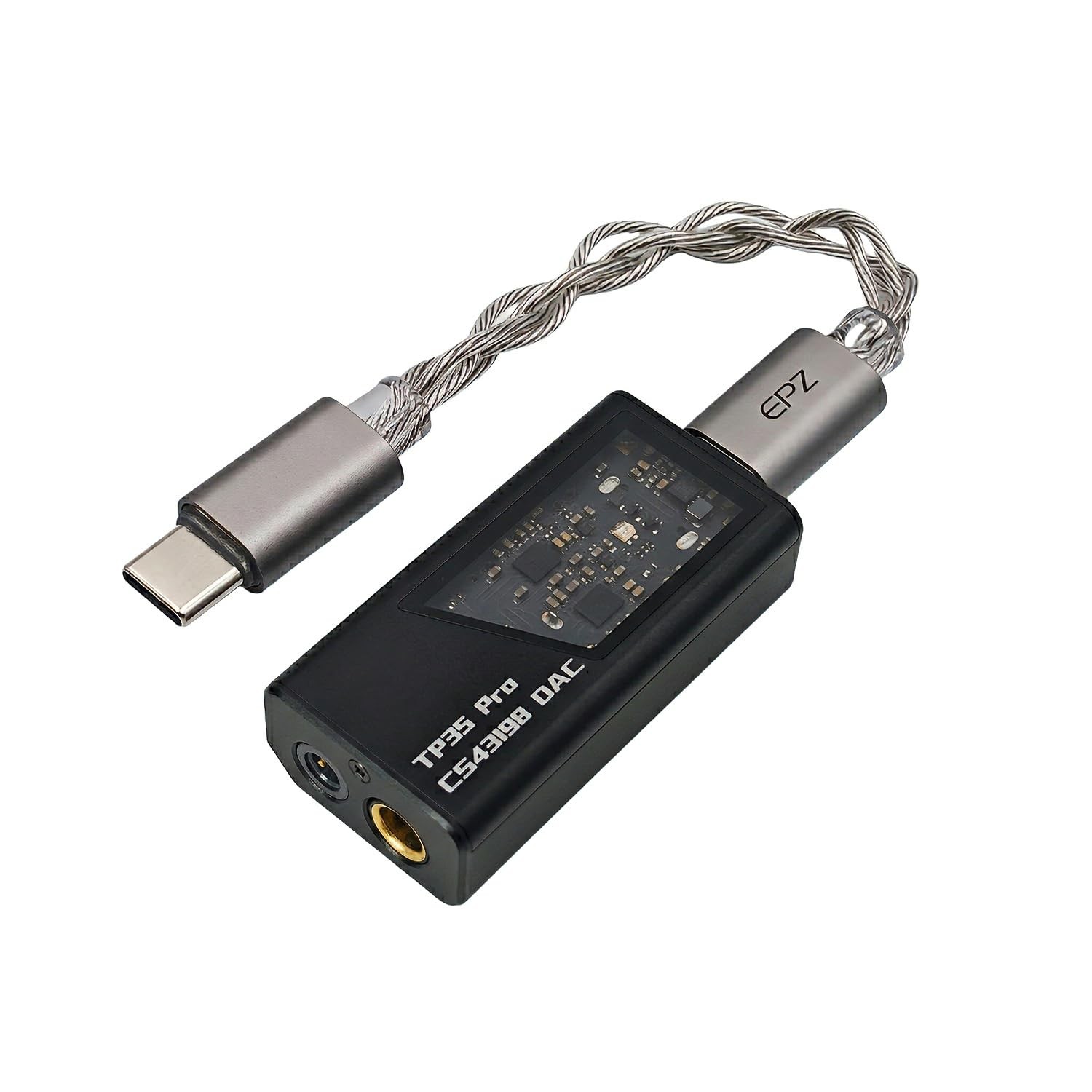 Epz Tp35 Pro Mini Portable Iem Dac Hi-Fi Decoder Headphone Amplifier Dongle Usb_