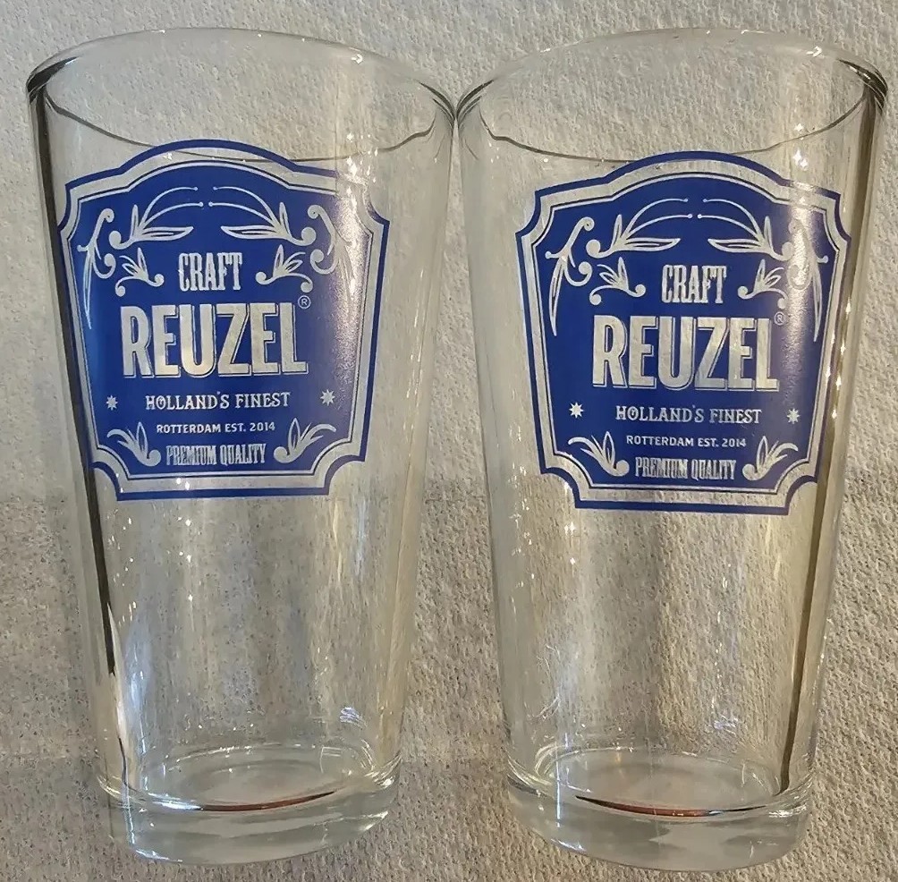 Beer Glasses Pint Size Set of 6 - Holland\'s Finest Premium Quality 16 Oz Nice 