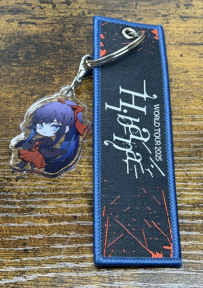 Ado Hibana World Tour 2025 Travel Tag Keychain