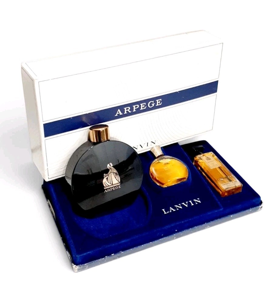 Vintage Lanvin Charles of the Ritz Arpege Bath Oil - Eau de Lanvin - Powder Set