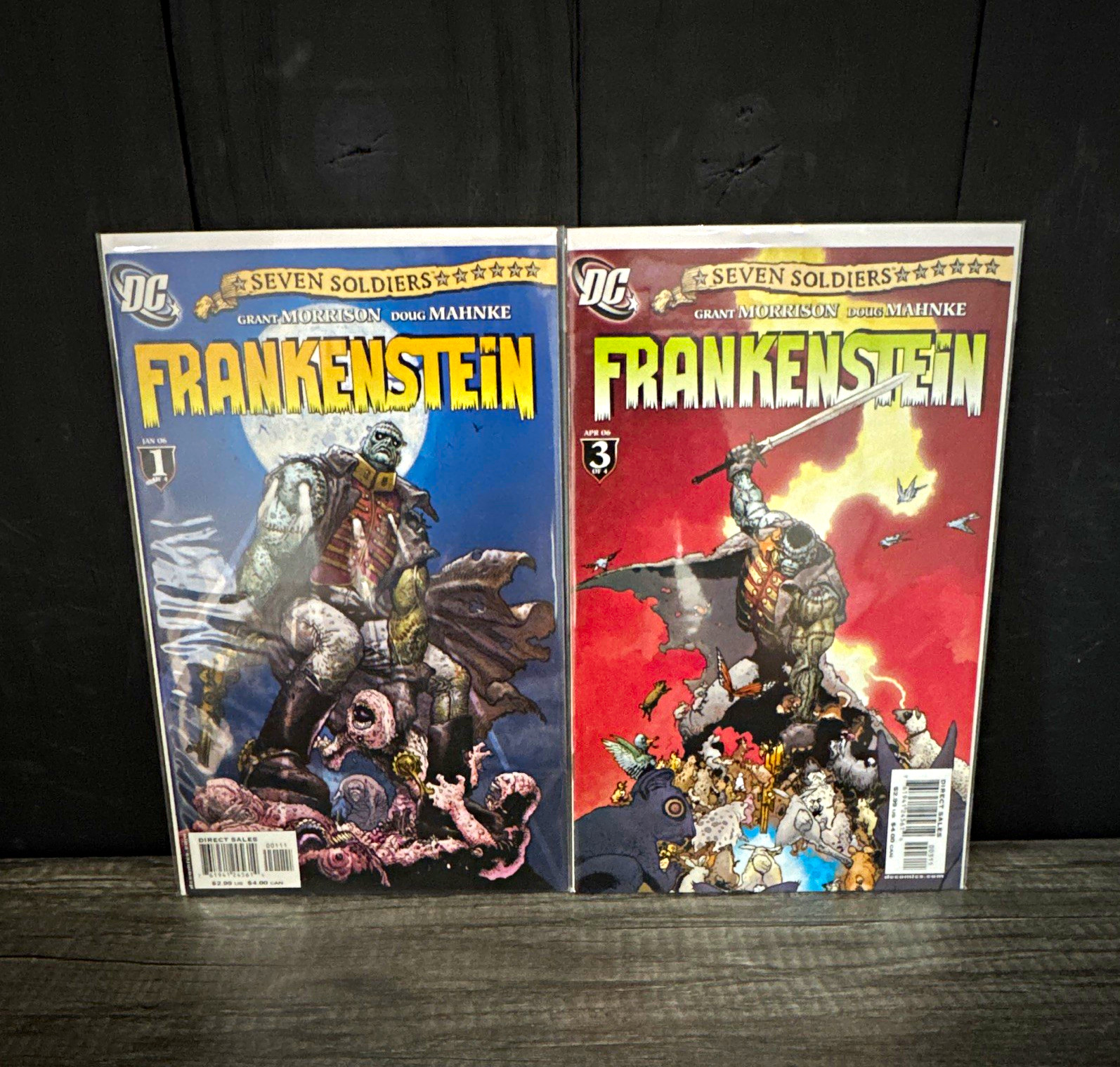 DC Comics Seven Soldiers: Frankenstein #1 & #3 (Grant Morrison, Doug Mahnke)