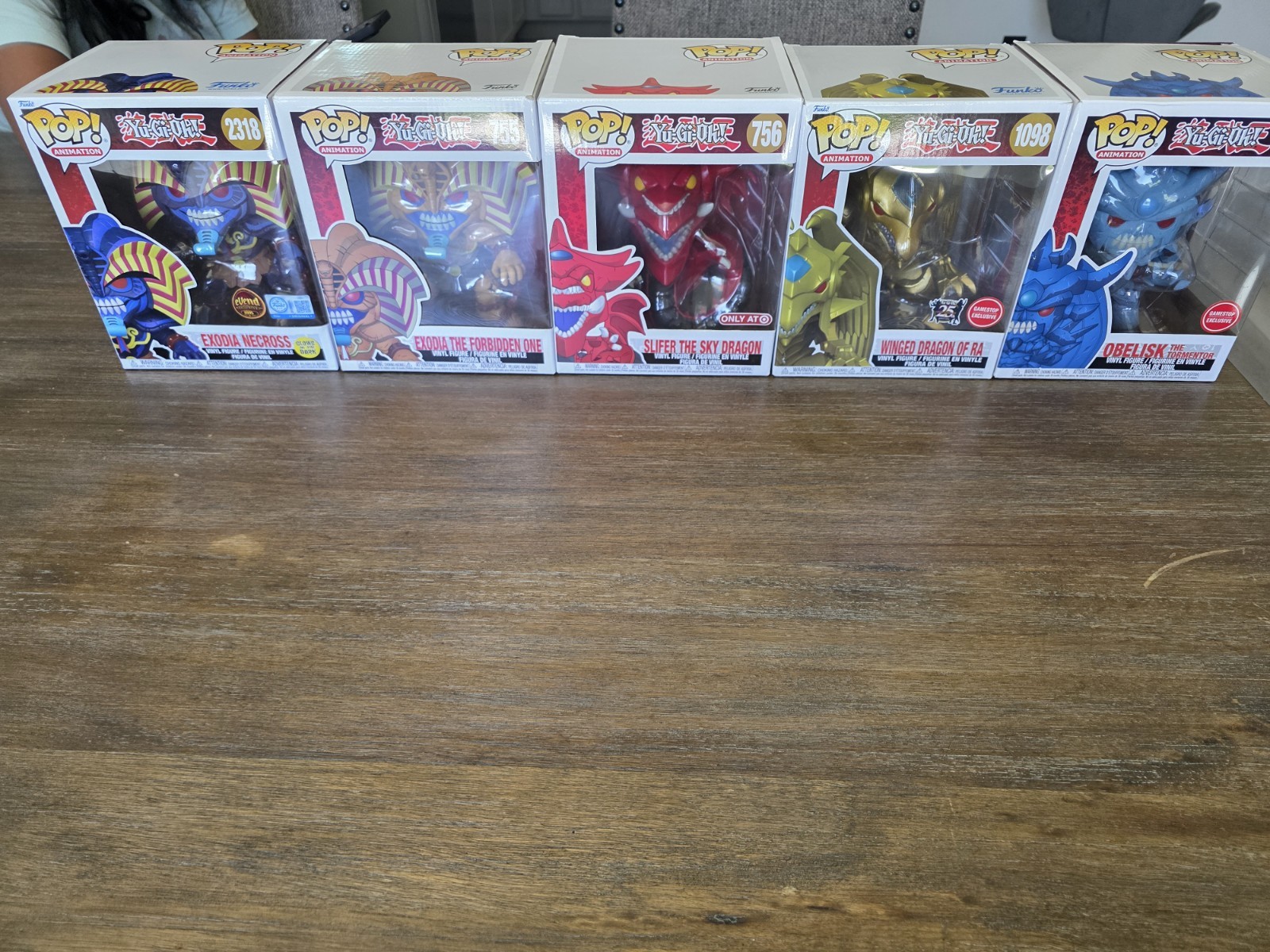 Funko Pop Animation Yu-Gi-Oh Egyptian Gods And Exodia (Necross)