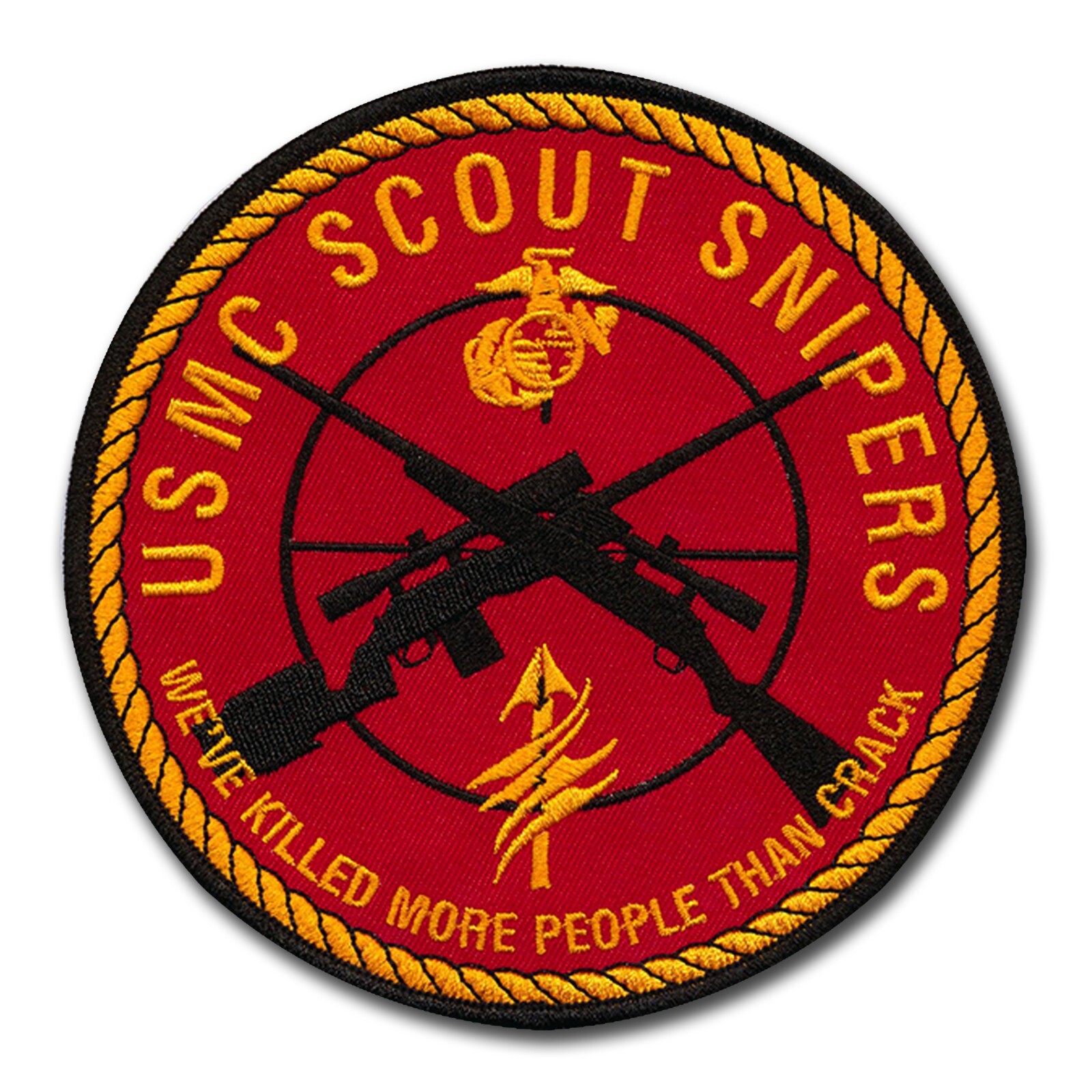 USMC Scout Sniper Embroidered Five Inch Patch (2024) - 5\