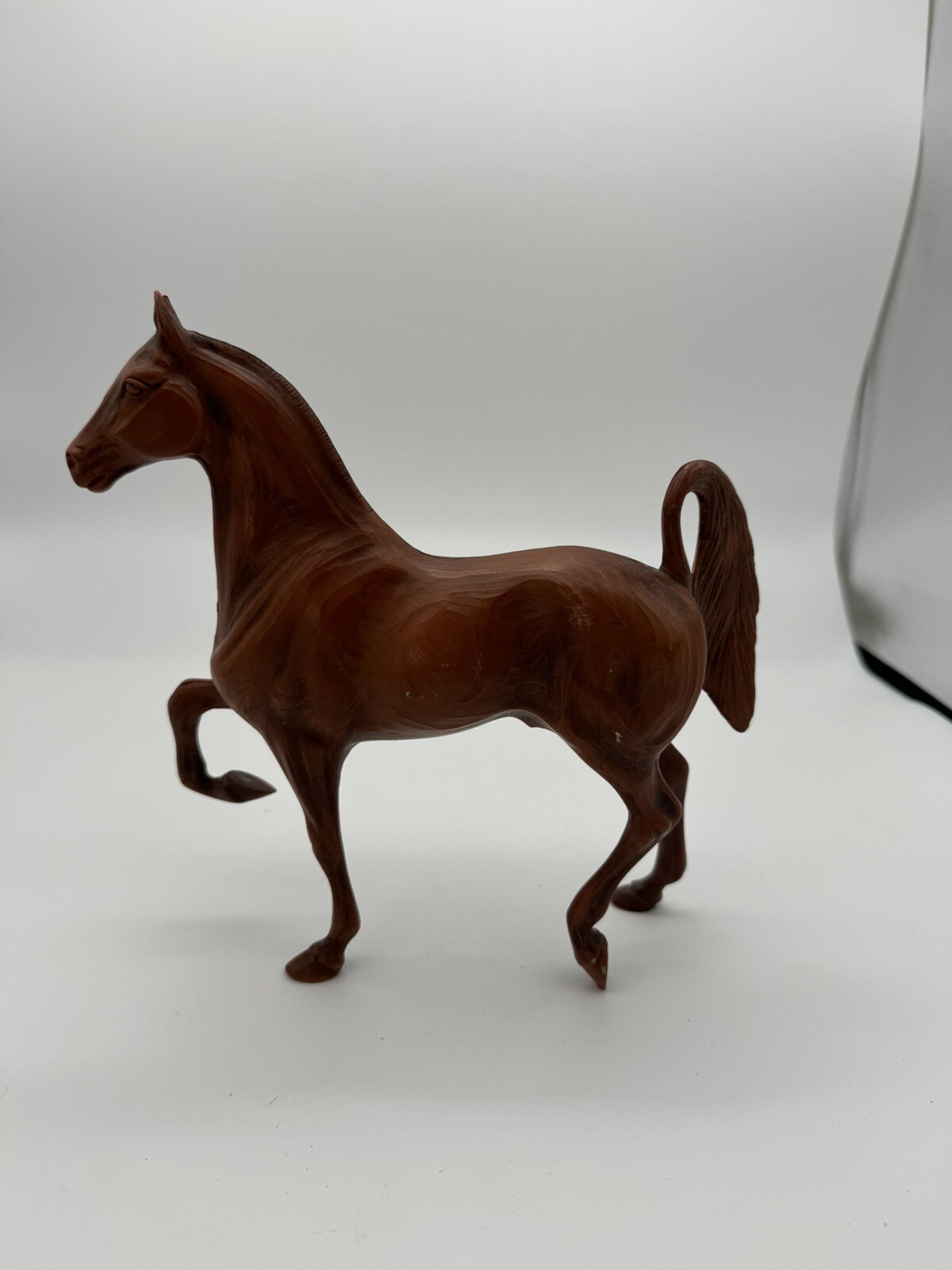 Hartland Horse Walnut Woodcut Style 9\