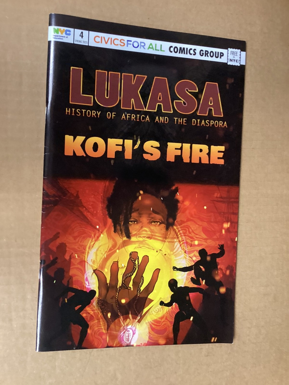 LUKASA History of Africa & Dispora KOFI’S FIRE Civics for all Comic Group