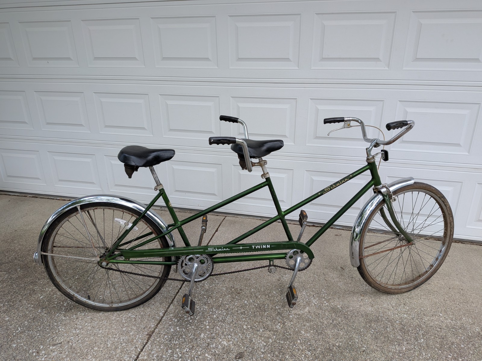 Vintage 1970s Schwinn Twinn Tandem bicycle