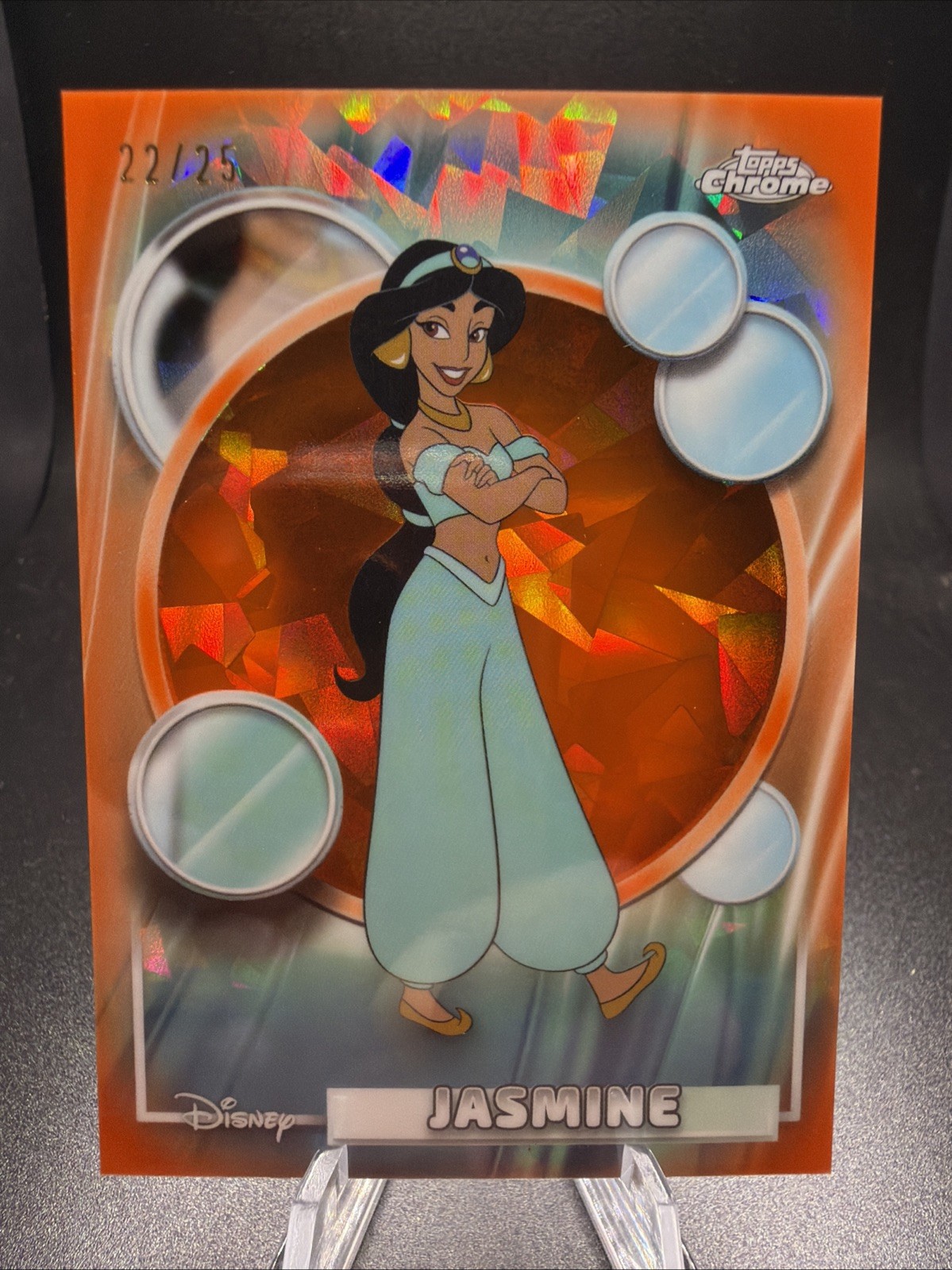 Jasmine #82 ~ 2026 Topps Chrome Disney Sapphire ~  /25