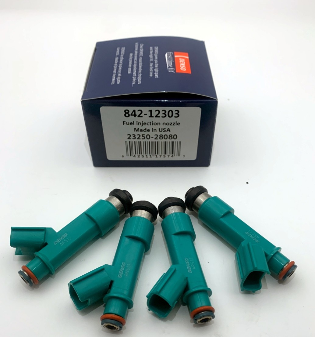 4pcs Denso Fuel Injector For Camry Matrix RAV4 Scion xB 2.4L (OEM 23250-28080)