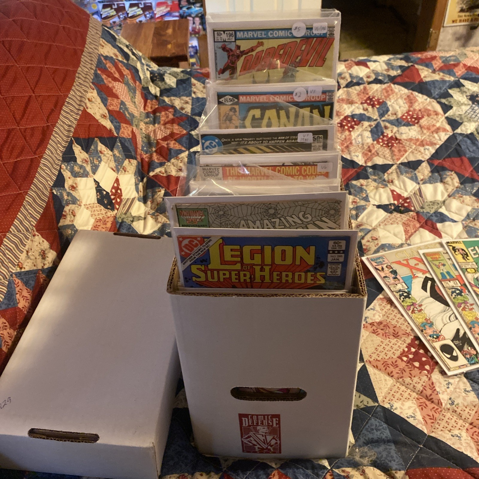 Short Box Of 129  Comics - Bagged/Boarded - See My Other Lots mostly superhero