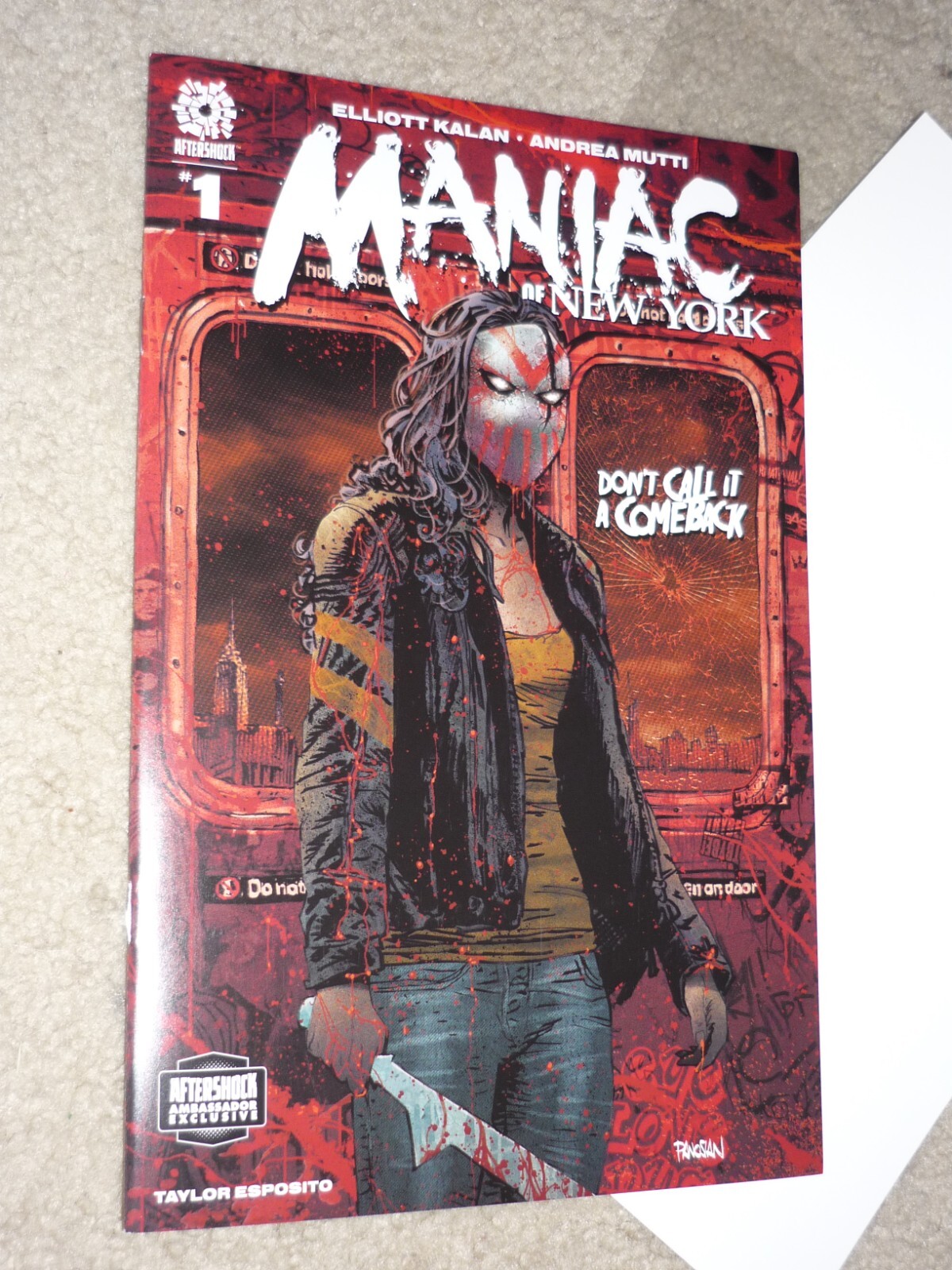 NEW Maniac of New York #1 Don't Call it a Comeback Aftershock Variant Cover 2023 NEW Maniac of New York #1 Don't Call it a Comeback Aftershock Variant Cover 2023