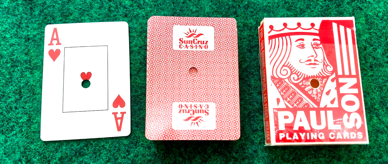 Vintage PAULSON CASINO Playing Cards SUN CRUZ 2004 complete deck, EUC