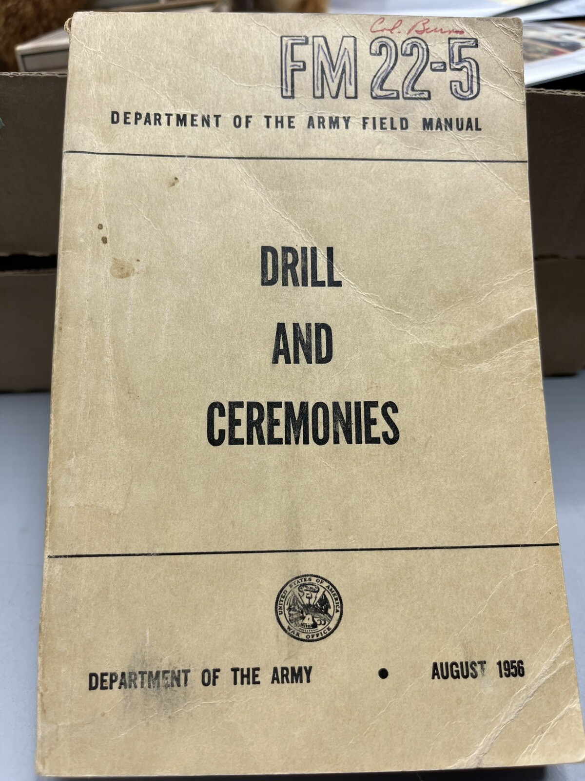 August 1956 Department of the Army FM 22-5