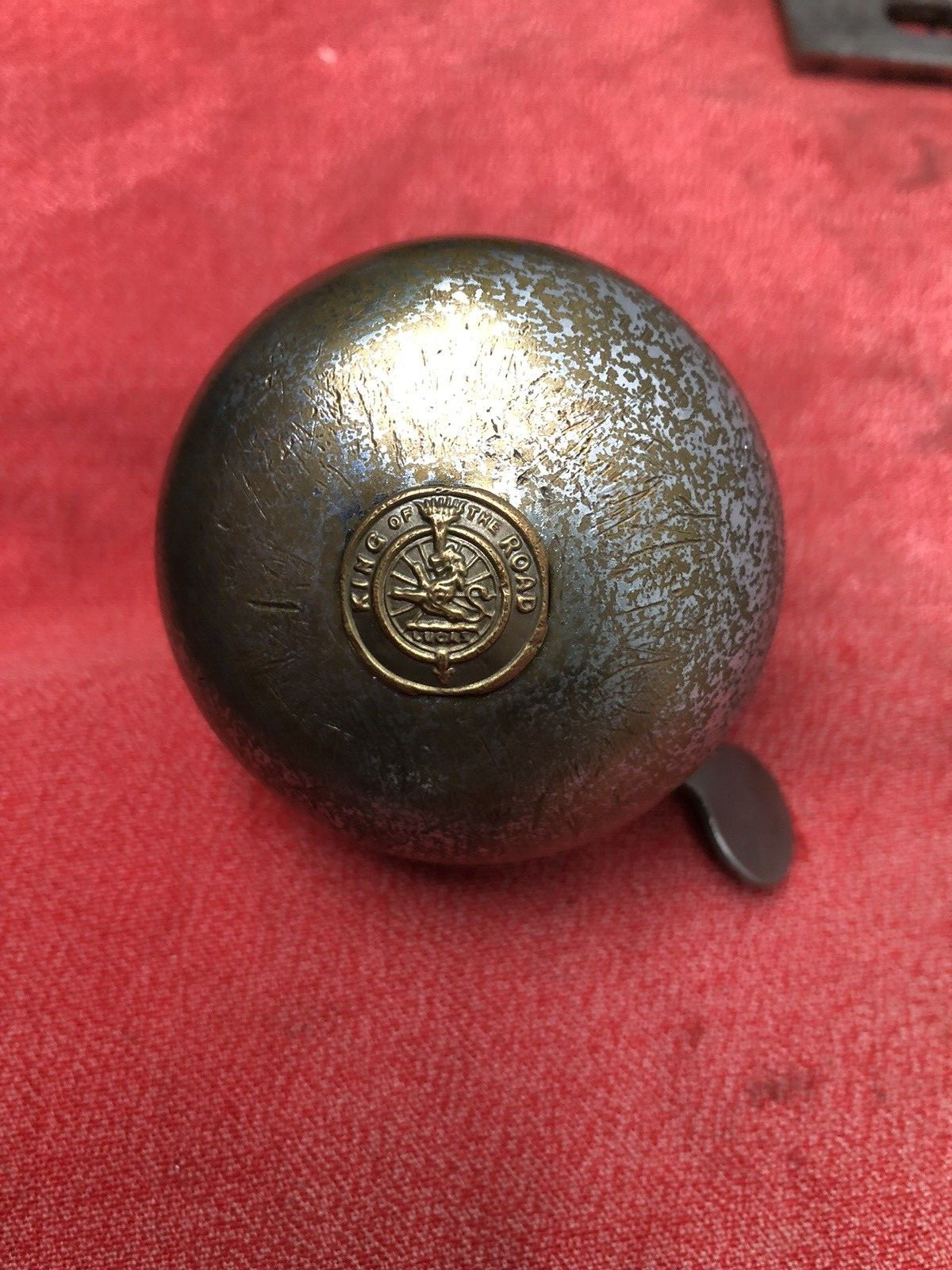 LUCAS VINTAGE BELL KING O THE ROAD .TRIUMPH BSA RALIEGH MOPED MOTORCYCLE BICYCLE