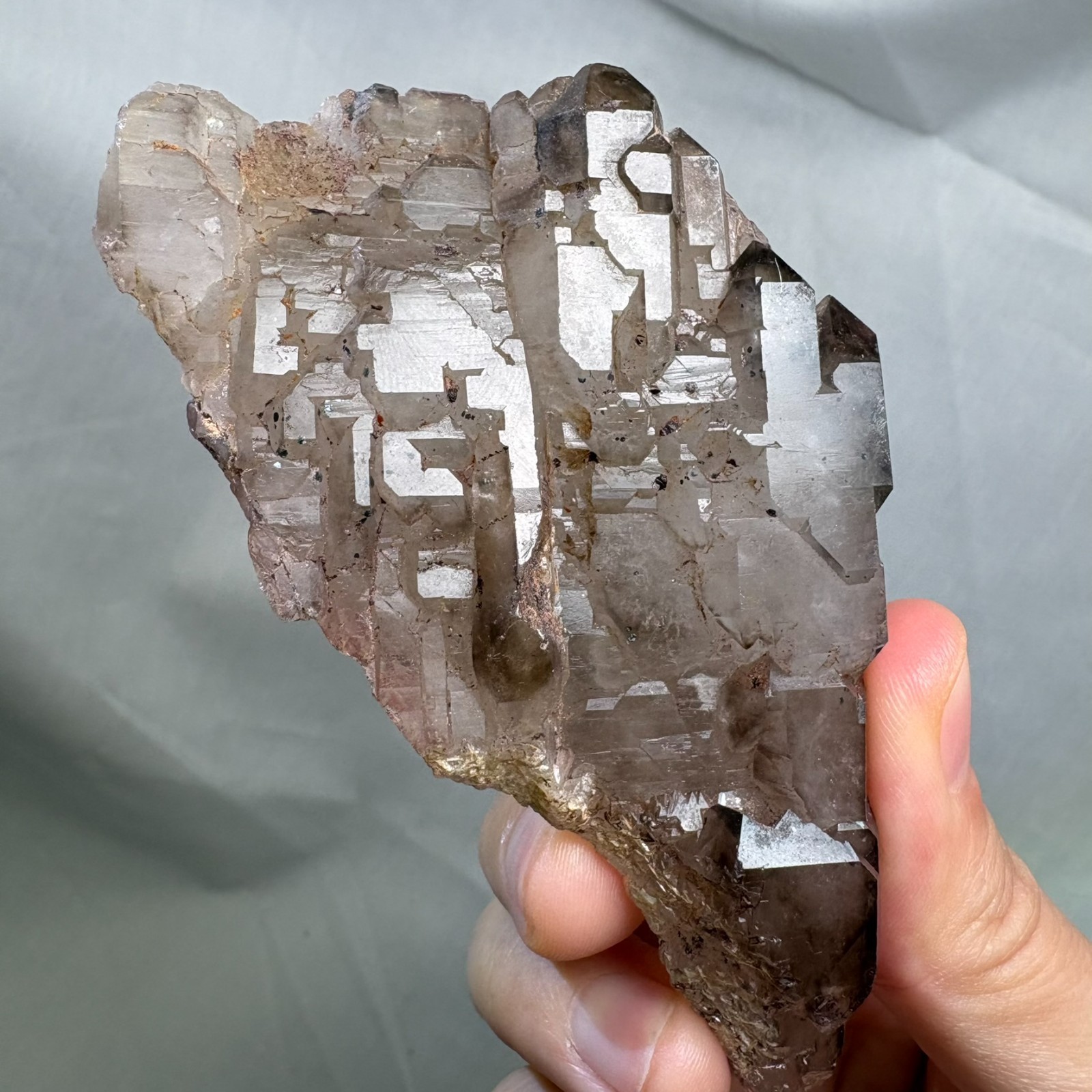 Large Natural Elestial Quartz Castle Crystal Specimen Raw Mineral Reiki Heal