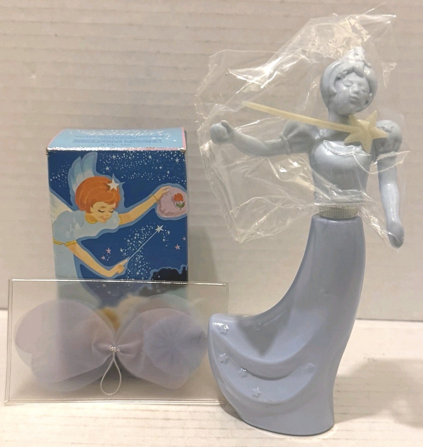 NOS Vintage 1970\'s Avon Good Fairy in Pastel Blue with Delicate Daisies Cologne NOS Vintage 1970\'s Avon Good Fairy in Pastel Blue with Delicate Daisies Cologne