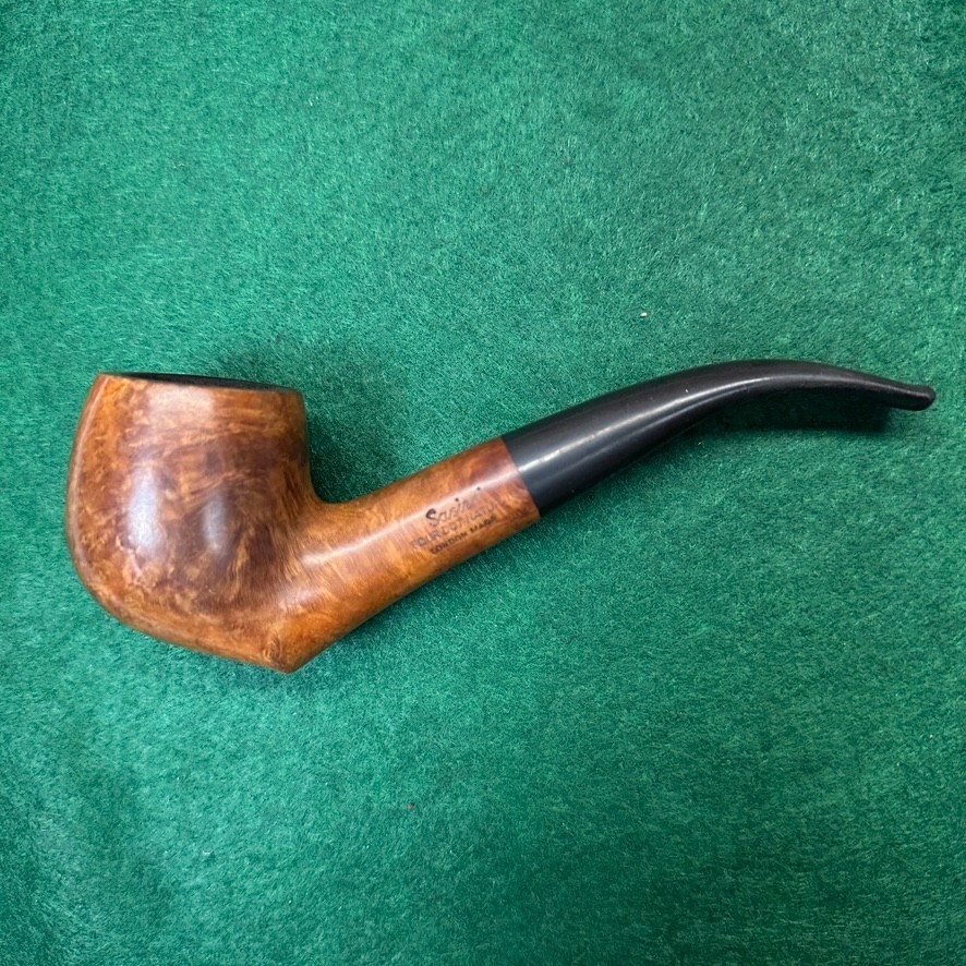 Vintage Sasieni Four Dot Natural Billiard Briar Tobacco Smoking Pipe London M