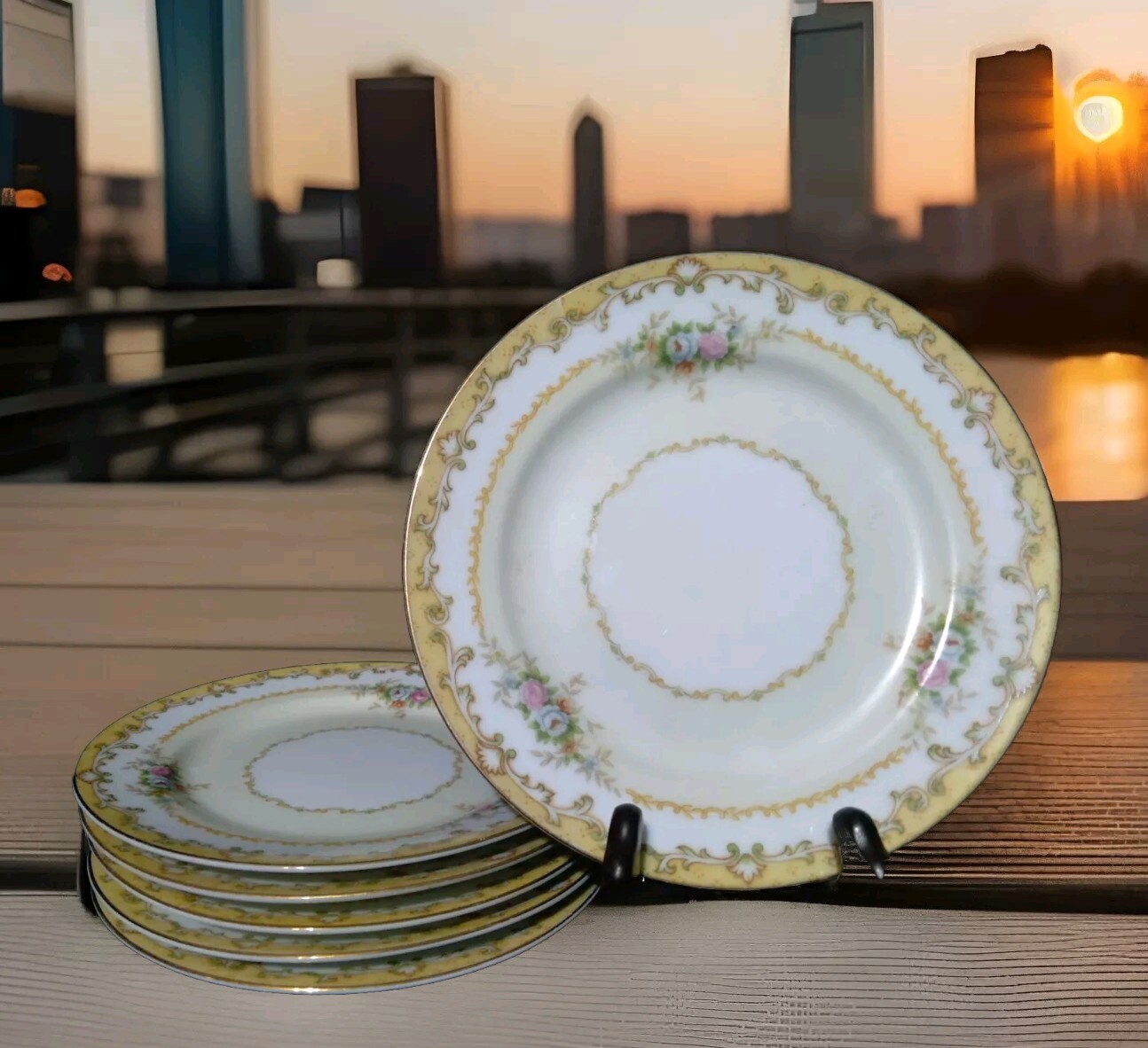 6 Noritake M Dessert Plate 6.25\