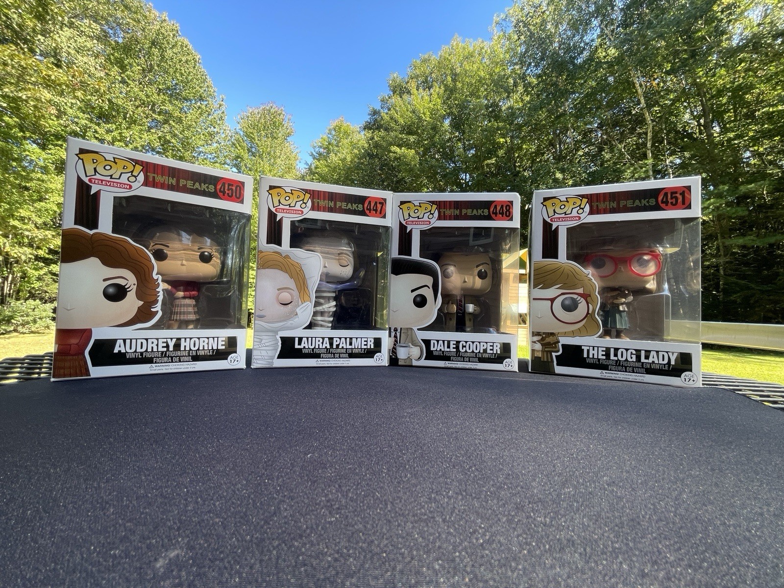 Funko Pop Twin Peaks Set of 4 Figures Rare Vaulted New Condition Never Opened