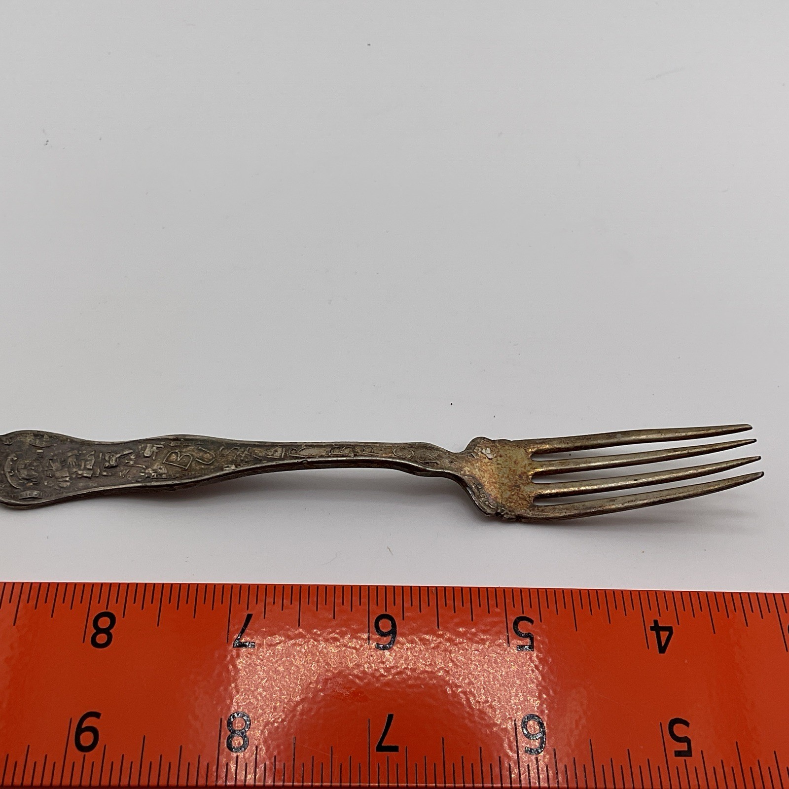 Vintage Extra Coin Silver Plate Buster Brown Advertising Spoon