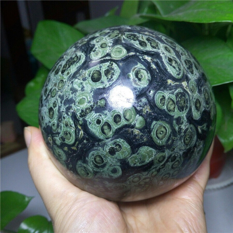 2126g large natural peacock eye Crystal Sphere Ball Healing #D17