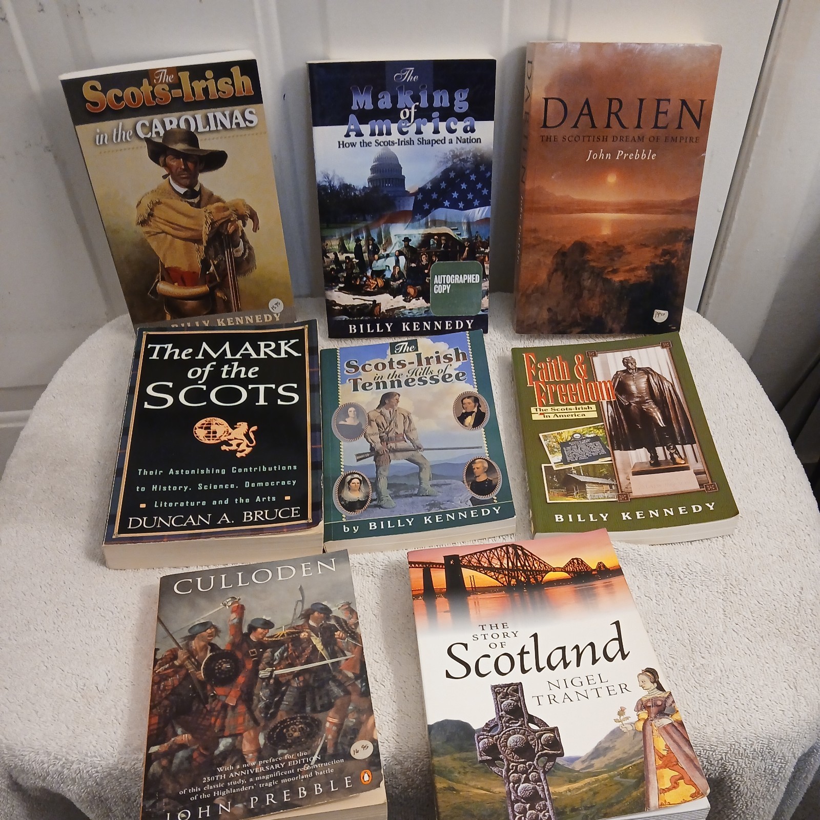 Large Lot of Scottish History Books Genealogy Irish American Culloden Carolinas
