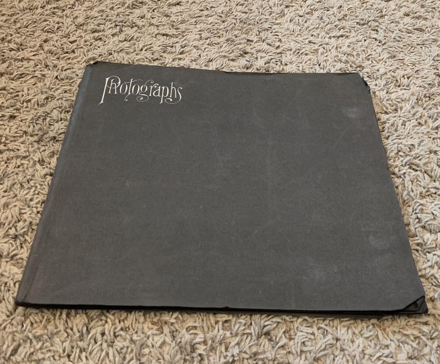 1910\'s B&W PHOTO ALBUM FORD MODEL T, CANOES, OUTDOOR BABY ENCLOSURE, AND MORE