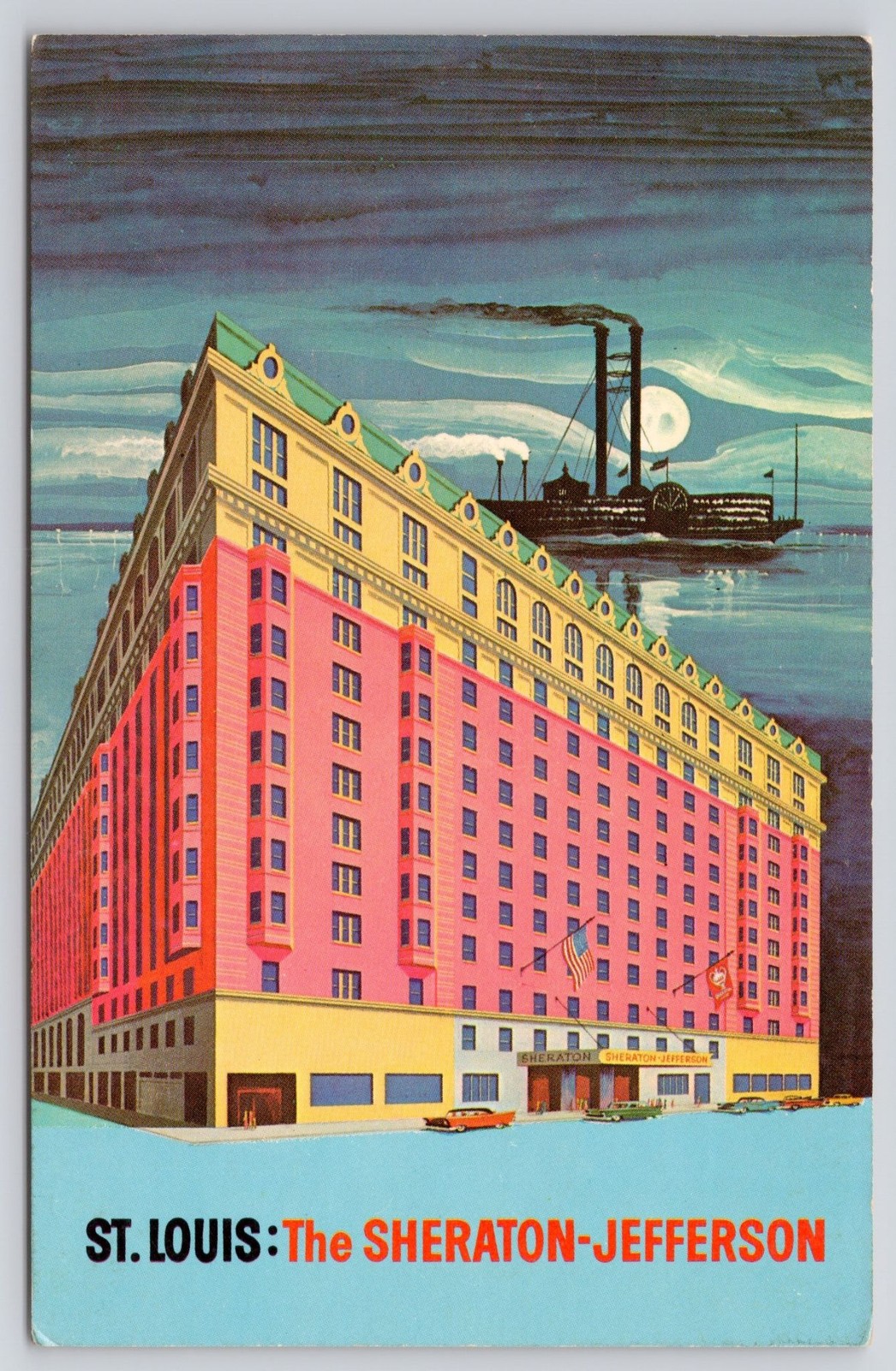 Sheraton-Jefferson Hotel Postcard K-6030 Tichnor Bros St. Louis MO Letterchrome Sheraton-Jefferson Hotel Postcard K-6030 Tichnor Bros St. Louis MO Letterchrome