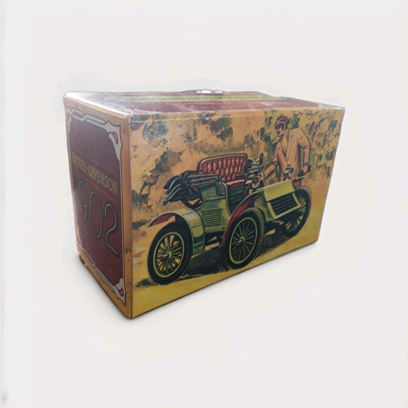 Vintage Avon Haynes Apperson 1902 Tai Winds After Shave Decanter Full In Box New