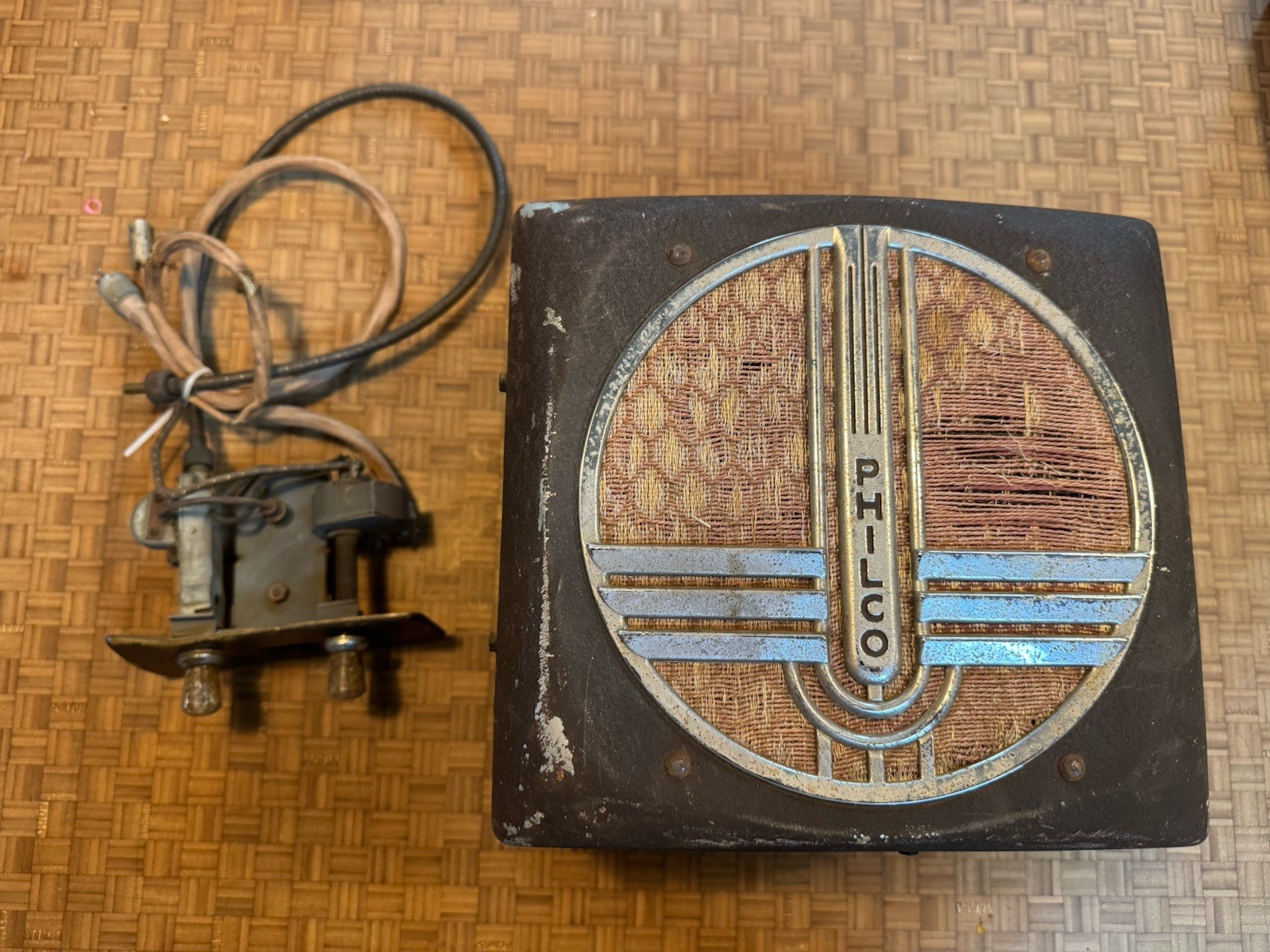 1938 1939 PHILCO CAR RADIO  MODEL 927 & Head Unit Ford Chevy Buick Oldsmobile