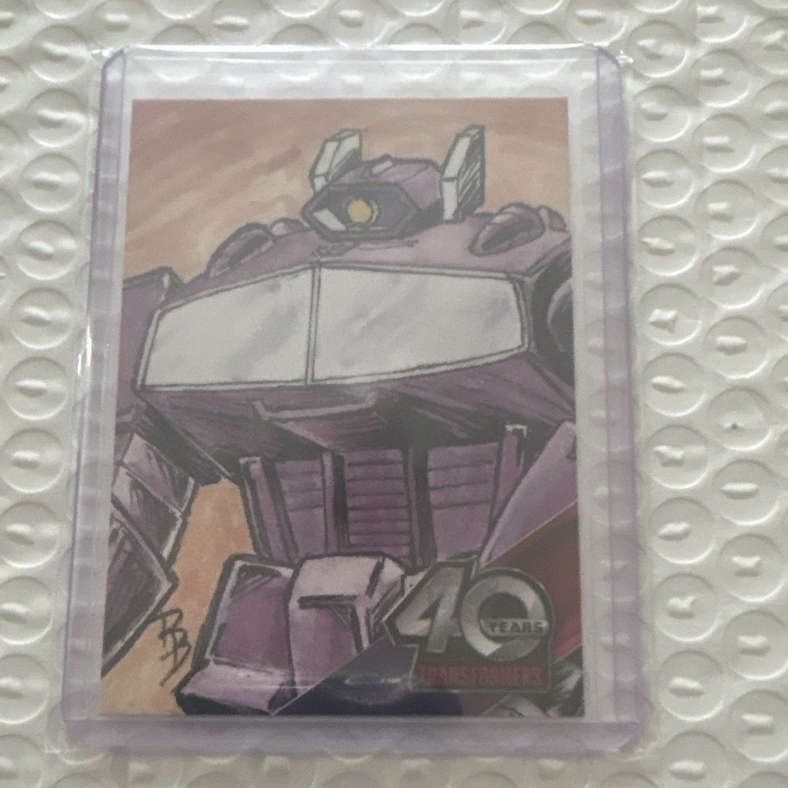 Transformers 40th Anniversary Sketch Chase Shockwave #CC4 Bob Budiansky 2024