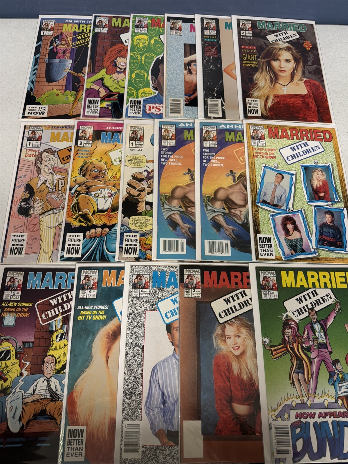 Married With Children Comics Lot Of 17 From Different Series 1 Now Comics VF *W8