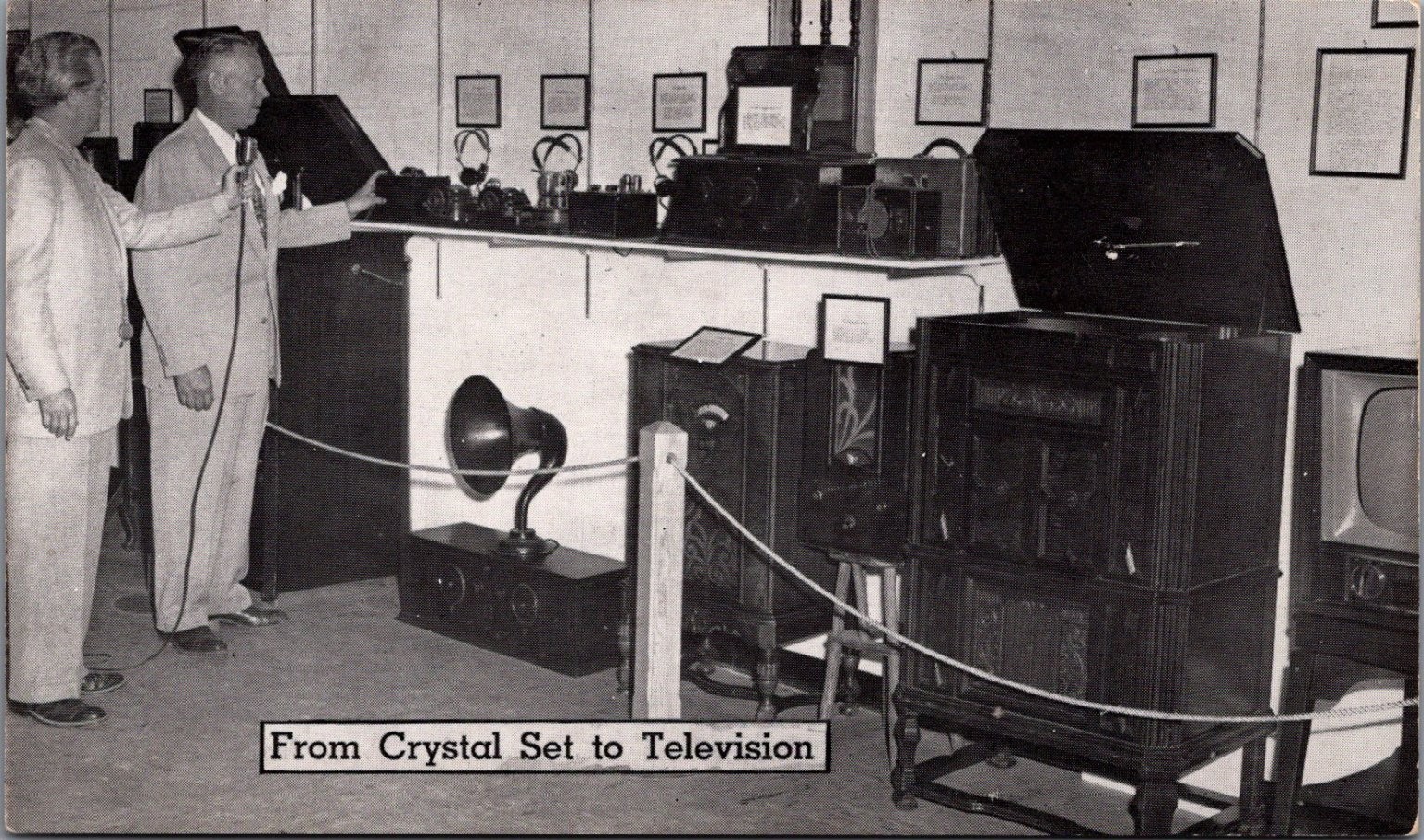 Harold Warp Pioneer Village Minden NE From Crystal Set to Television RPPC