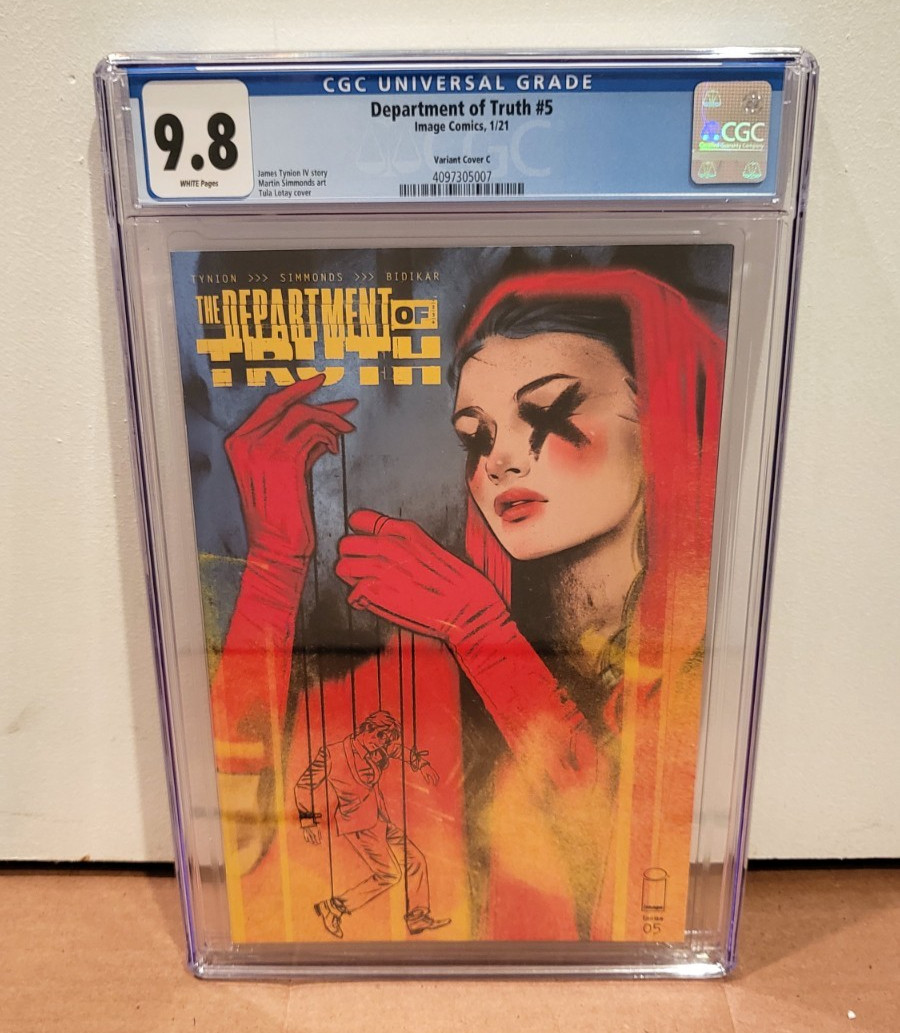 Department Of Truth #5 CGC 9.8 (2021) Tula Lotay Variant Cover C Tynion Image