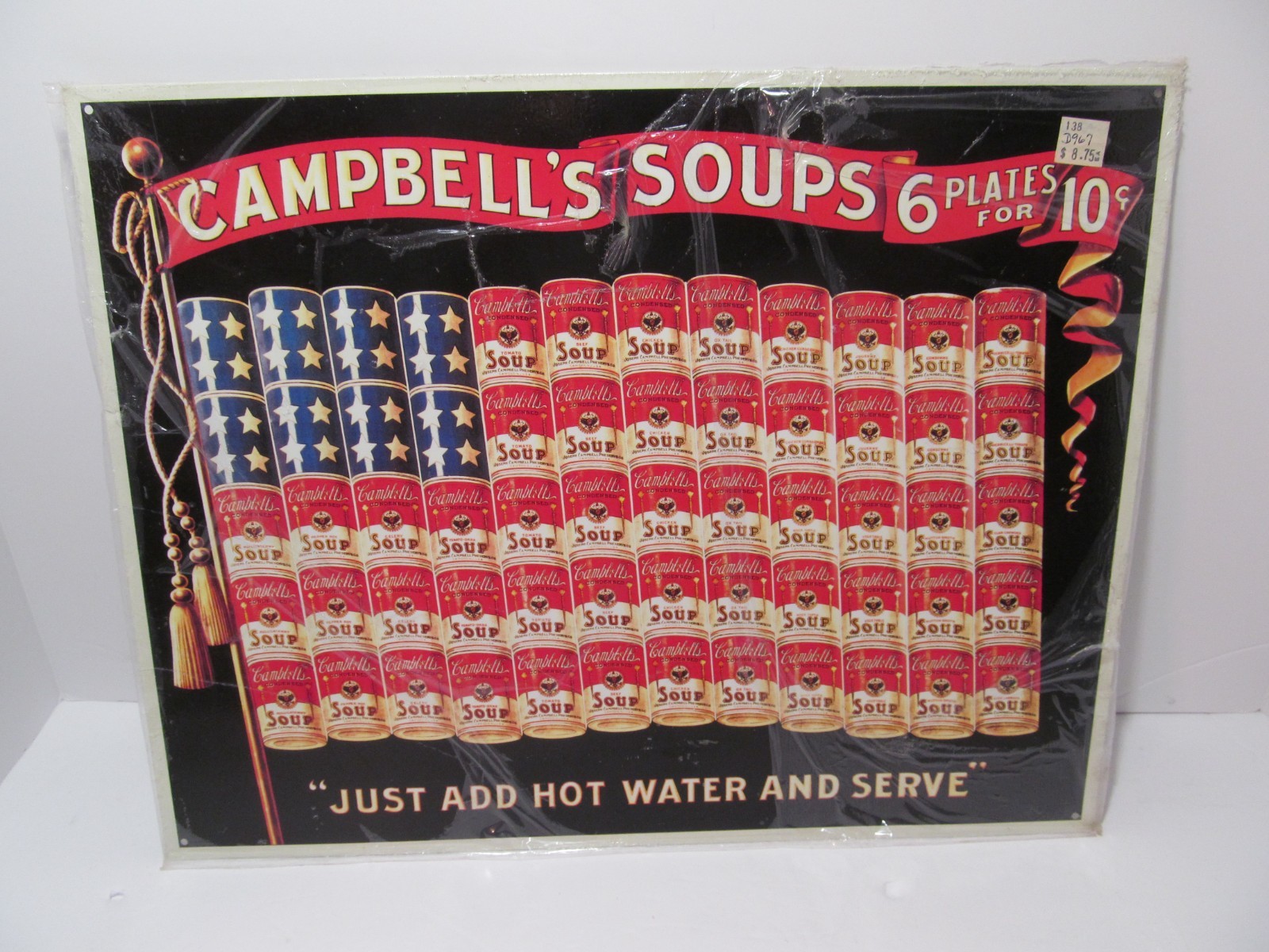 2001 CAMPBELL\'S SOUP Cans American Flag 16\