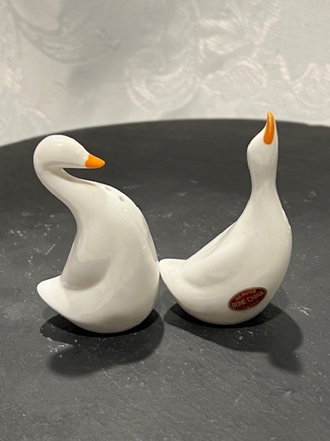 Mini Bone China Geese S&P shakers