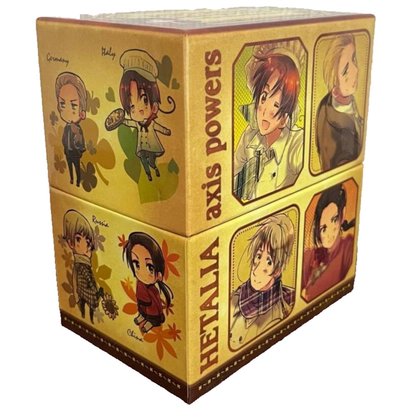 HETALIA Axis Powers Character CD BOX Complete Set Vol 1-8 Storage Box Included