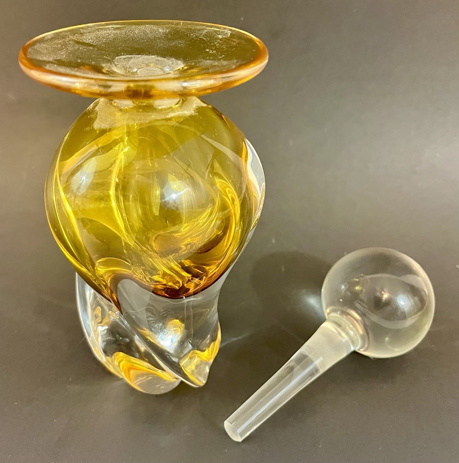 Crafted Glass Perfume Bottle by Michael Trimpol – Little River Hotglass Studio