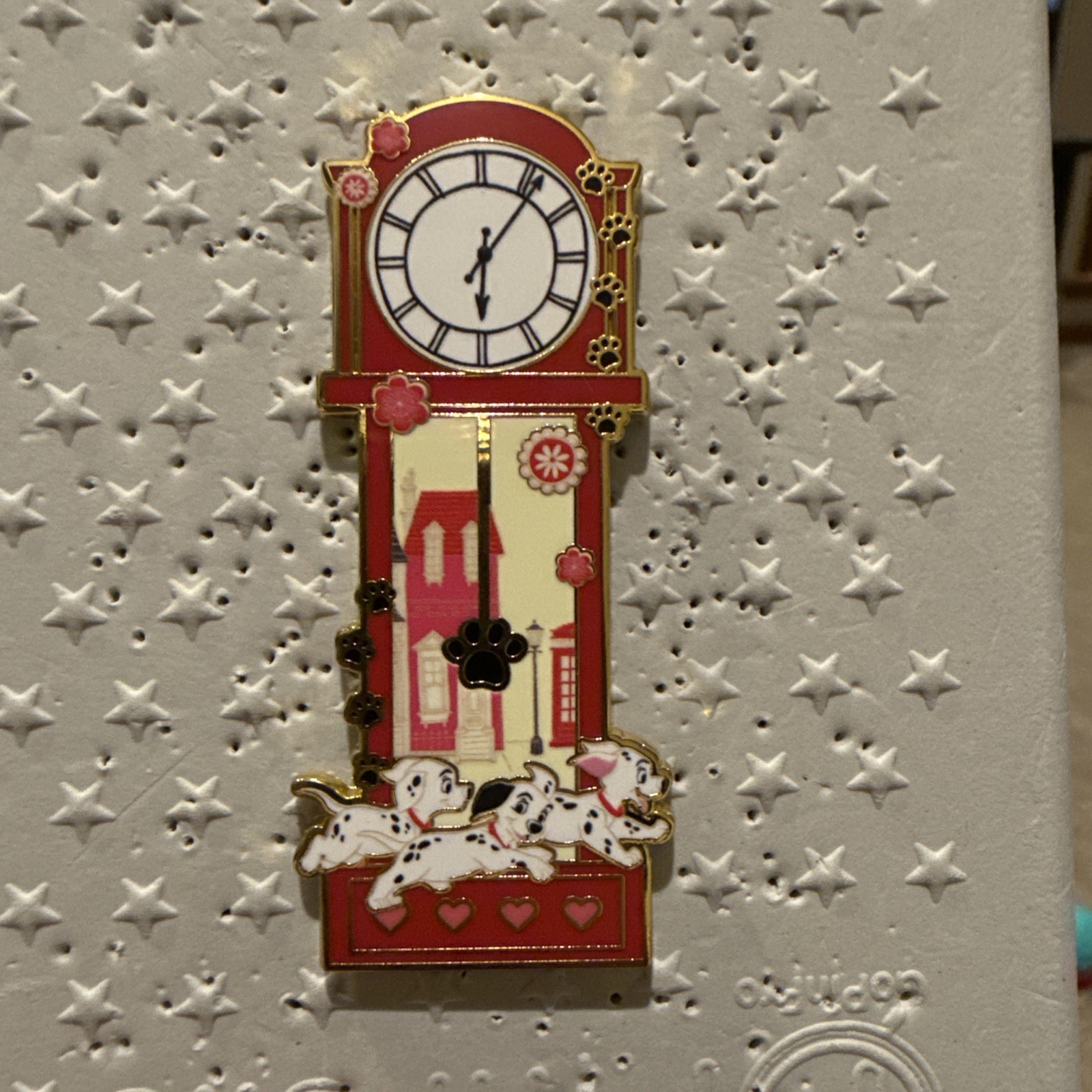 Disney Monogram Grandfather Clock Pin - 101 Dalmatians