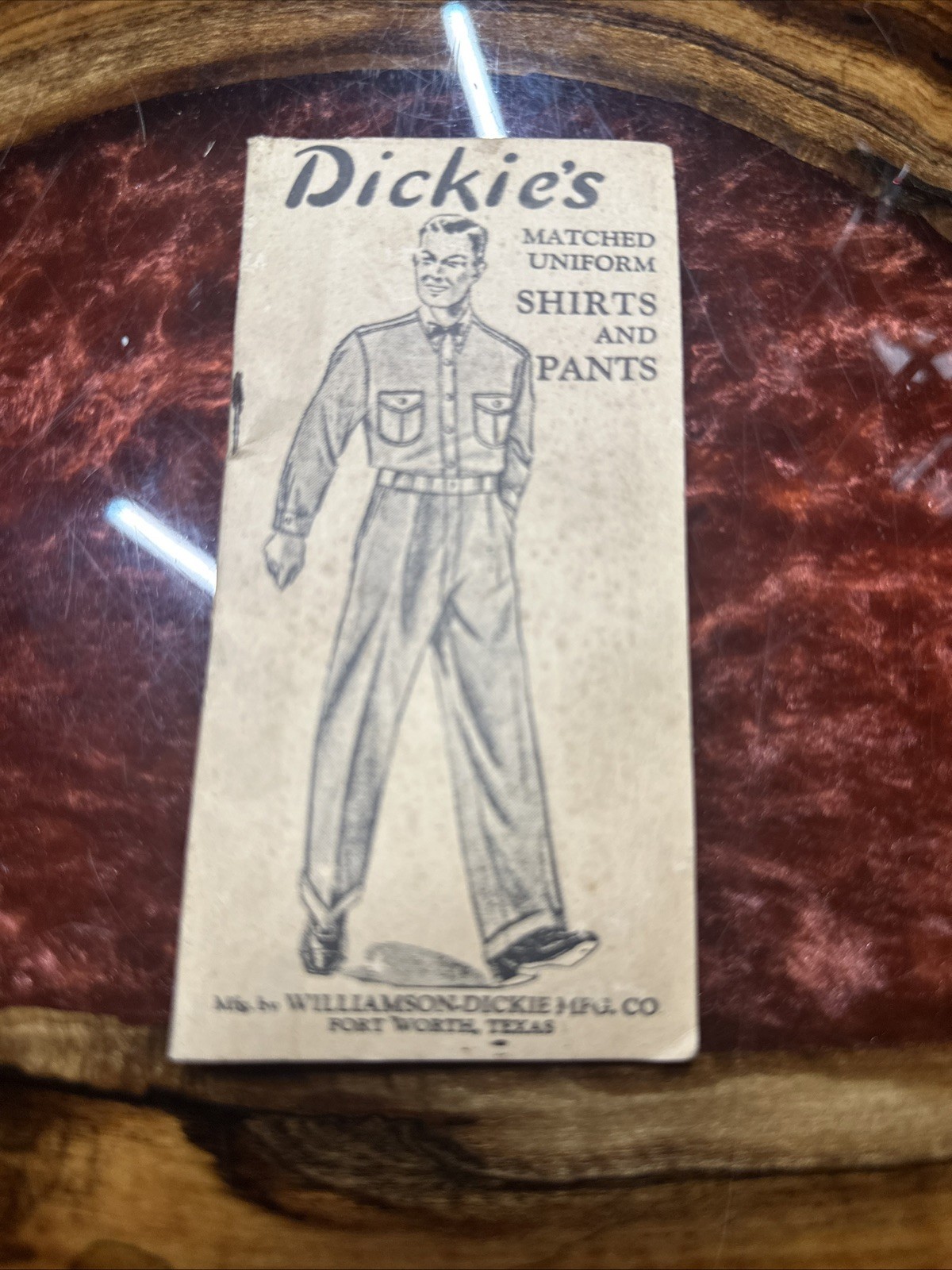1937-1938 Williamson-Dickie DICKIES advertising notebook calendar Near Mint 1937-1938 Williamson-Dickie DICKIES advertising notebook calendar Near Mint