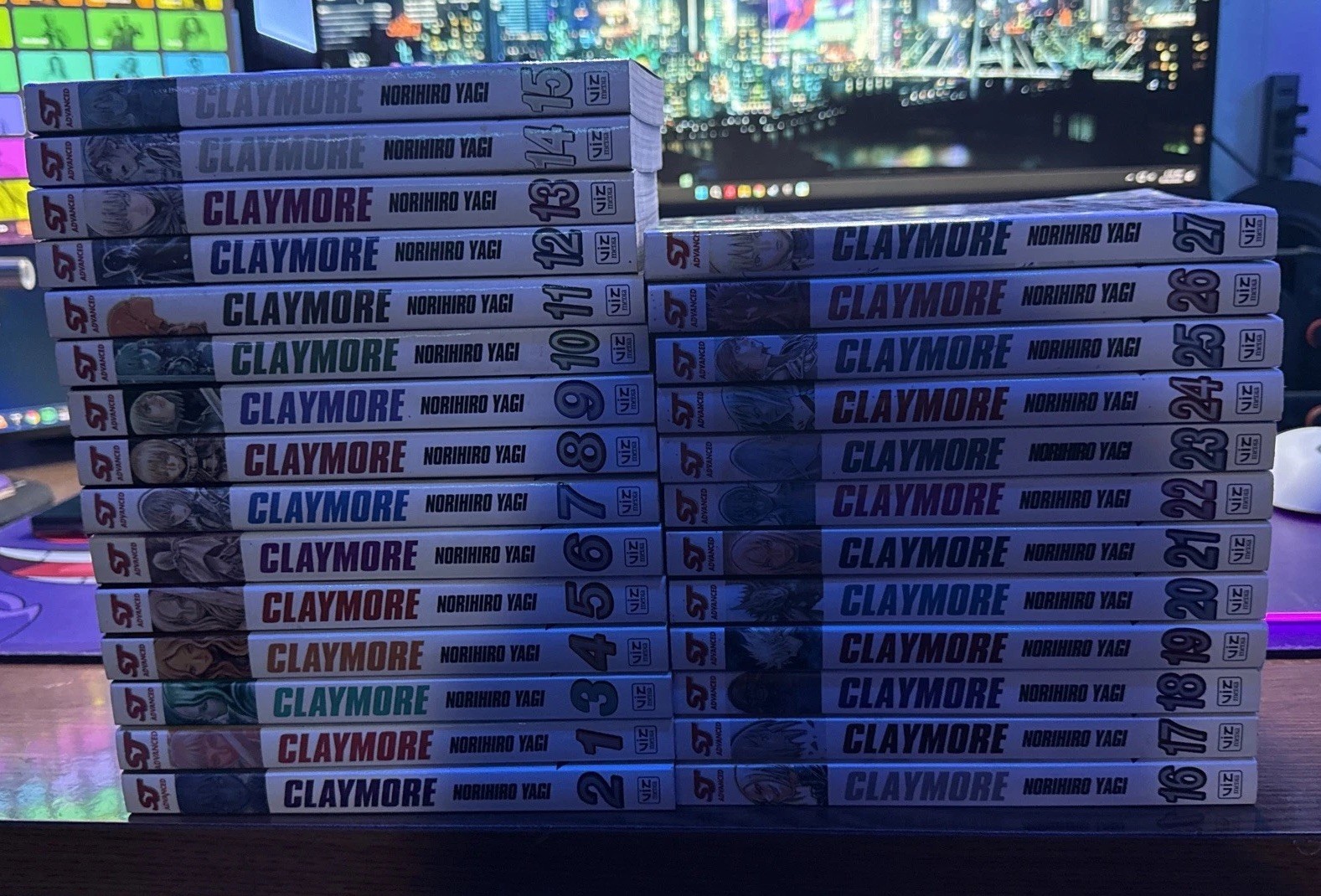Claymore Complete Manga Box Set 1-27 by Norihiro Yagi