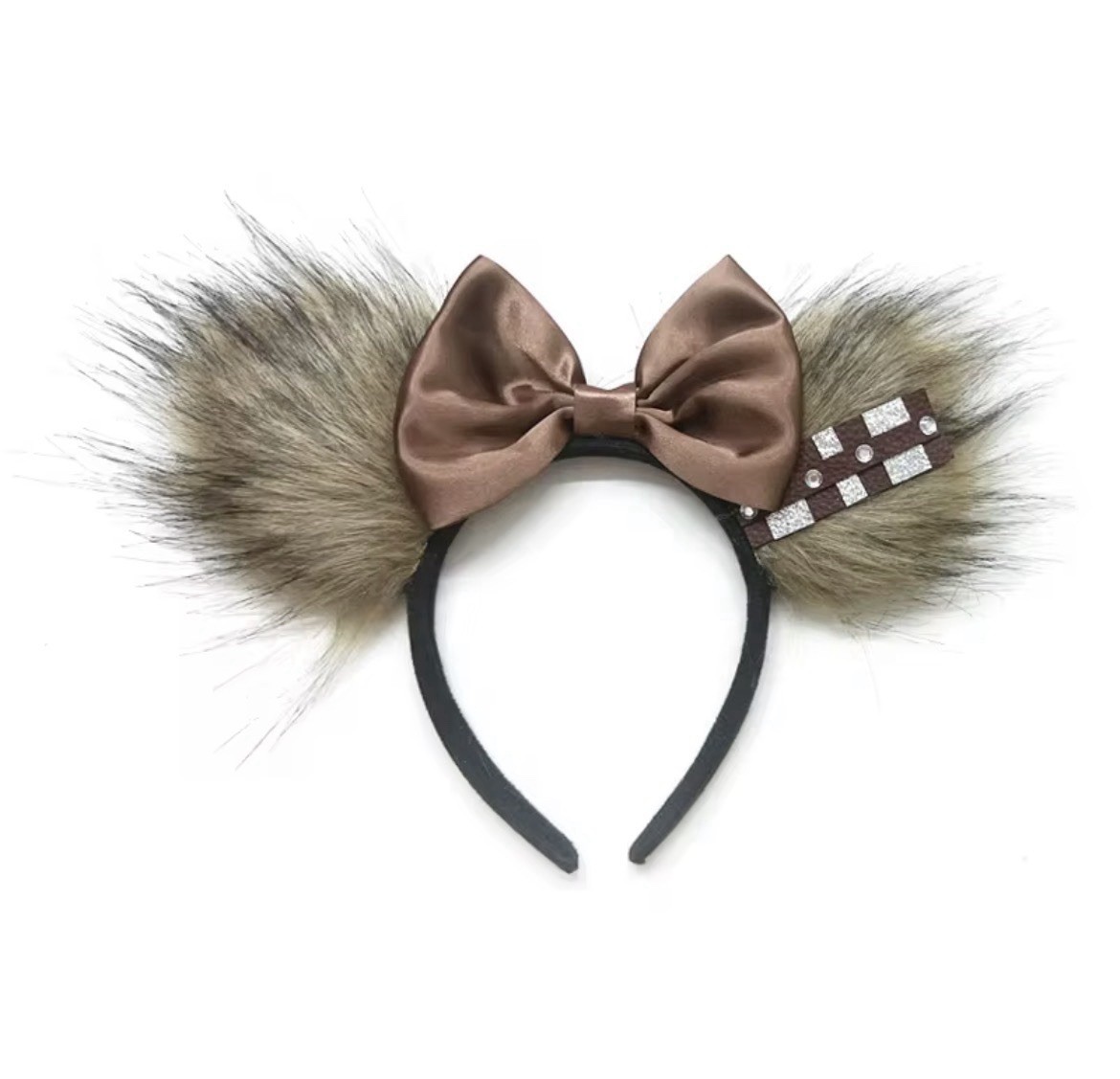 NEW Disney STAR WARS Mickey Ears CHEWBACCA Hat Headband CHEWY Fur Ears WOOKIE