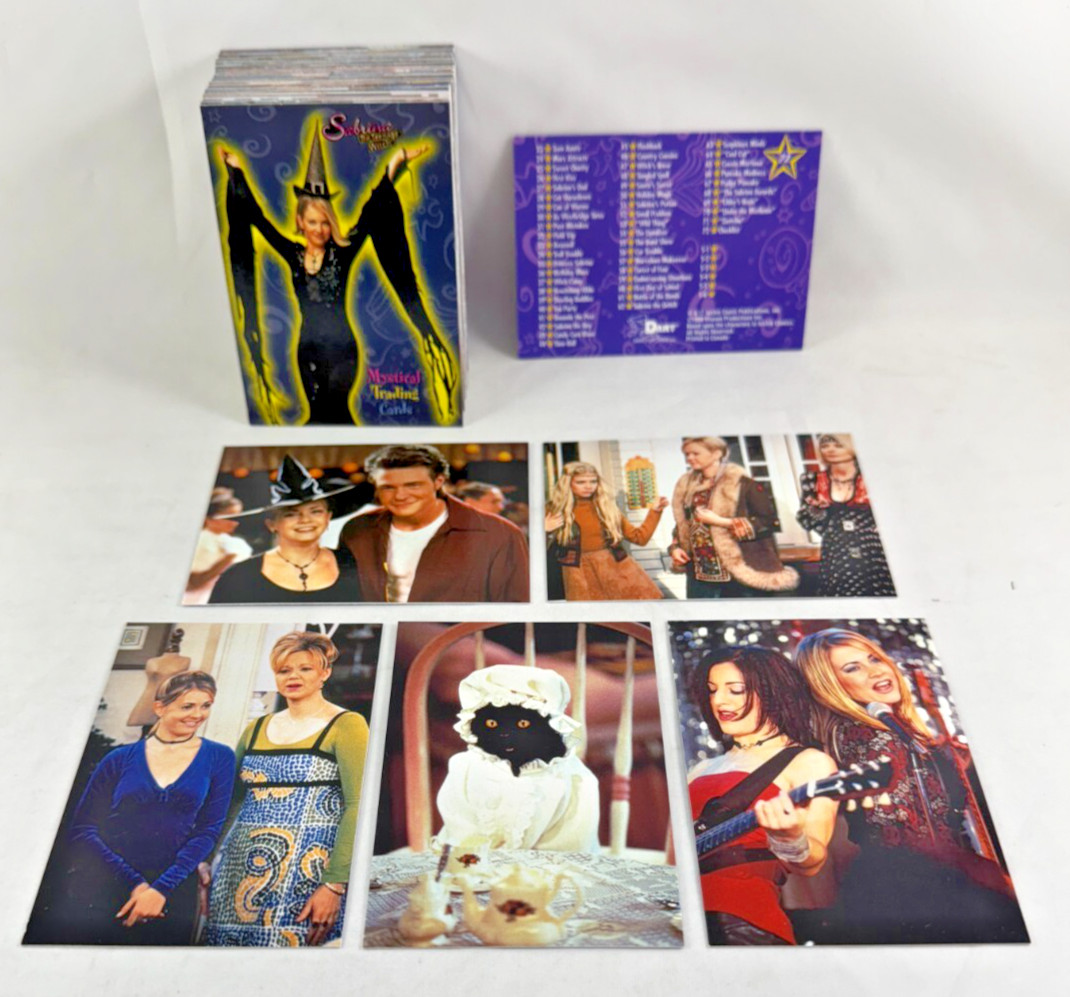 SABRINA THE TEENAGE WITCH TV Complete Card Set w/ MELISSA JOAN HART (72)