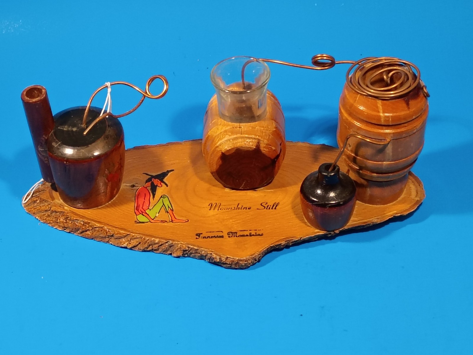 Vintage 1960s Kentucky Handmade Moonshine Still Folk Art Tennessee Souvenir 12\