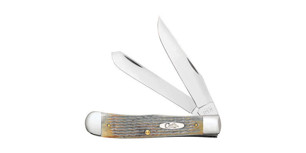 CASE XX KNIVES TIN ROOF ROGERS CORN COB JIG TRAPPER 6254 SS (39932) POCKET KNIFE