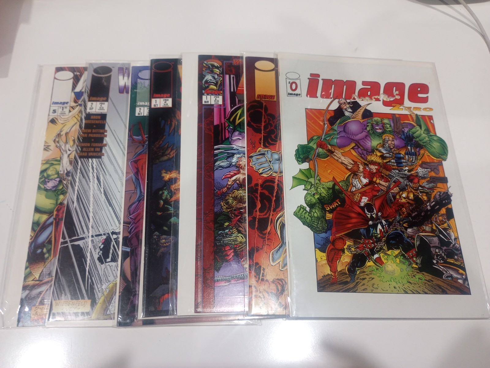 Lot of 7 Wildstorm Comics Wildcats Comic Books