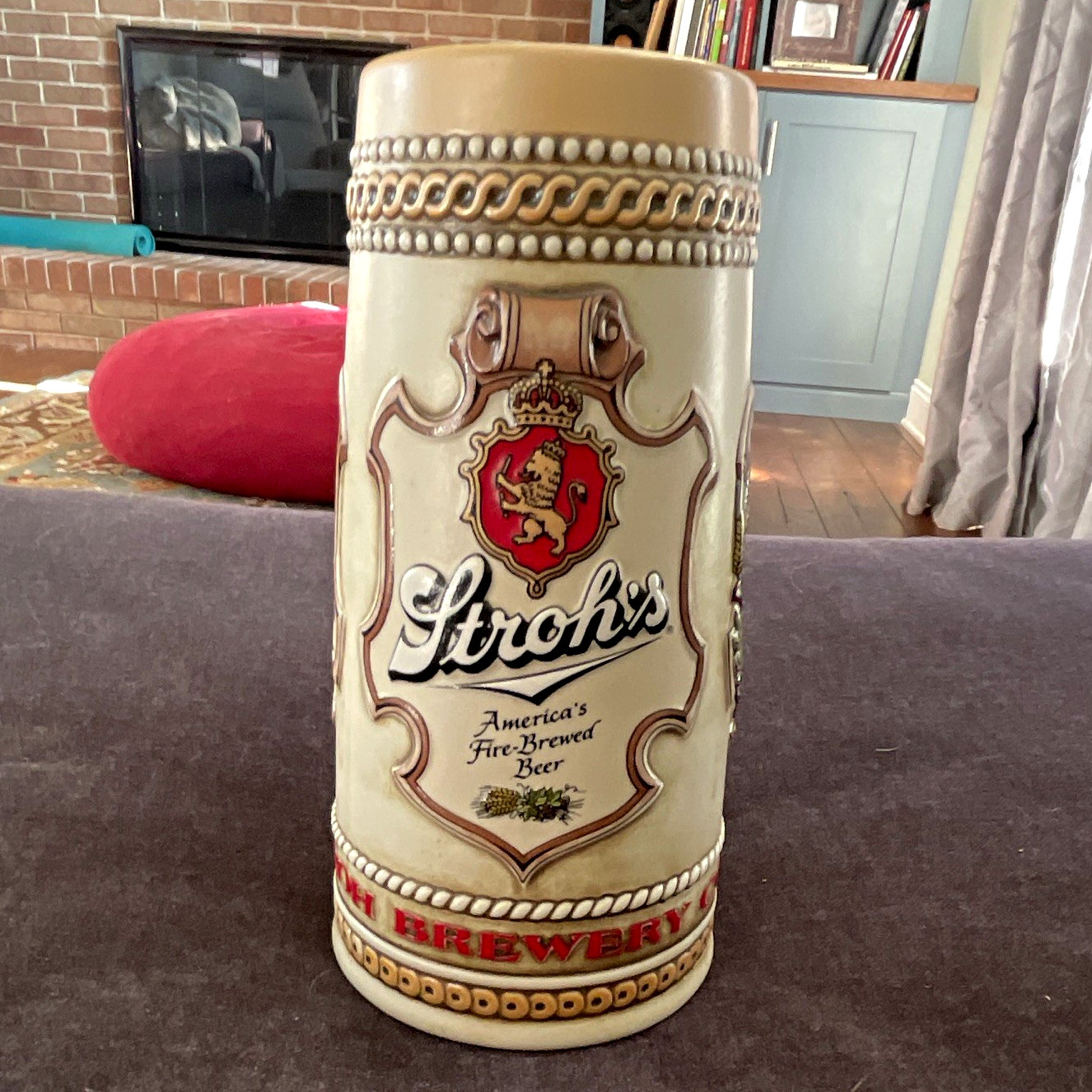 vintage Stroh's Heritage Series III Beer Stein