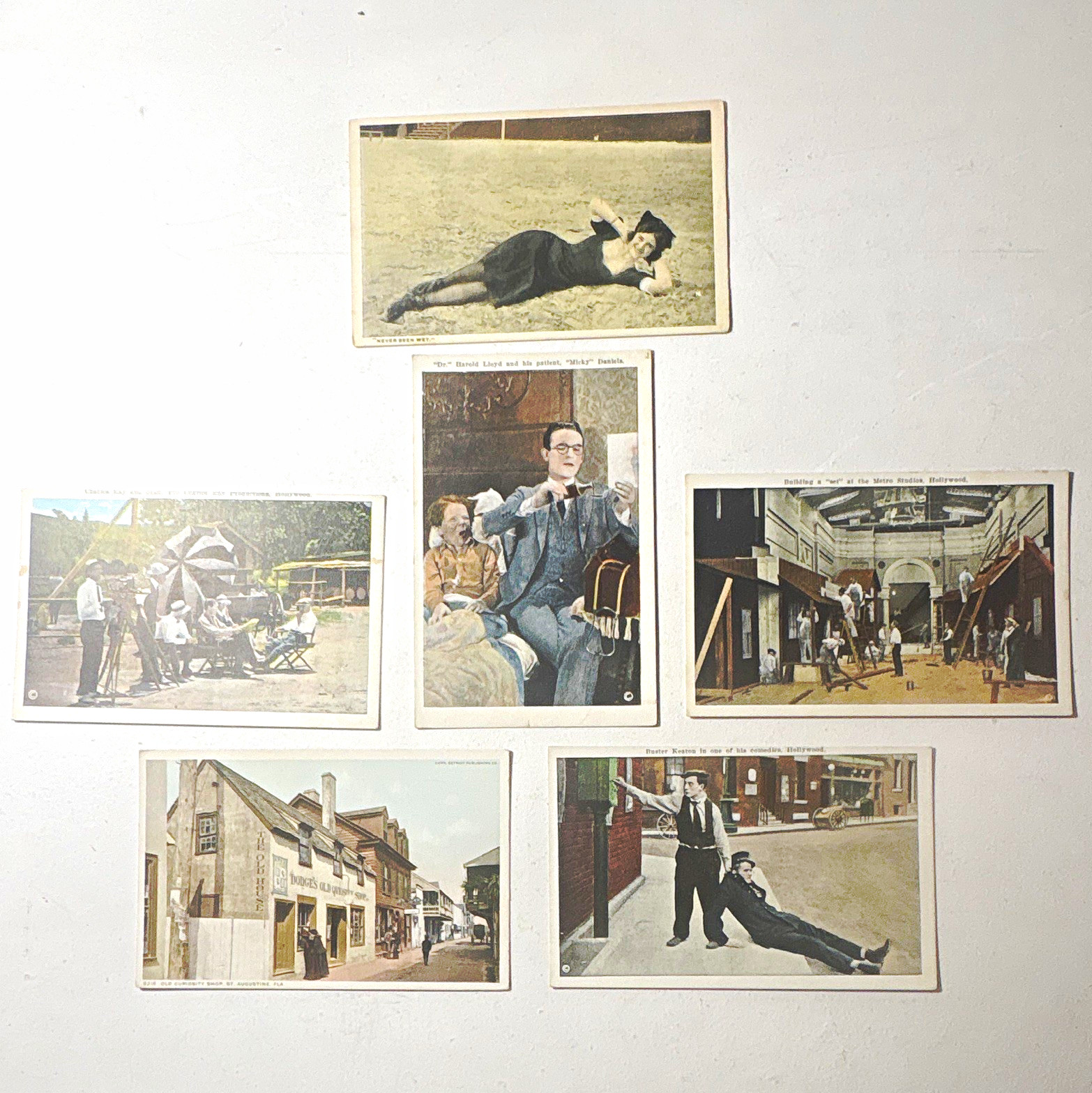 Vintage Detroit Publishing Co Phostint Postcard Lot 6 St Augustine FL Historical