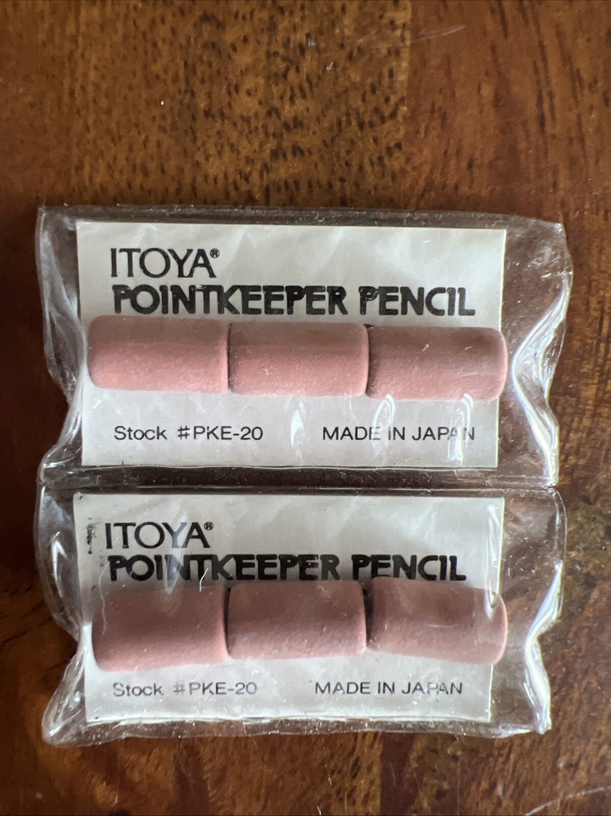 NOS 6 Vintage ITOYA POINTKEEPER PENCIL Erasers Brand New Made in Japan NOS 6 Vintage ITOYA POINTKEEPER PENCIL Erasers Brand New Made in Japan