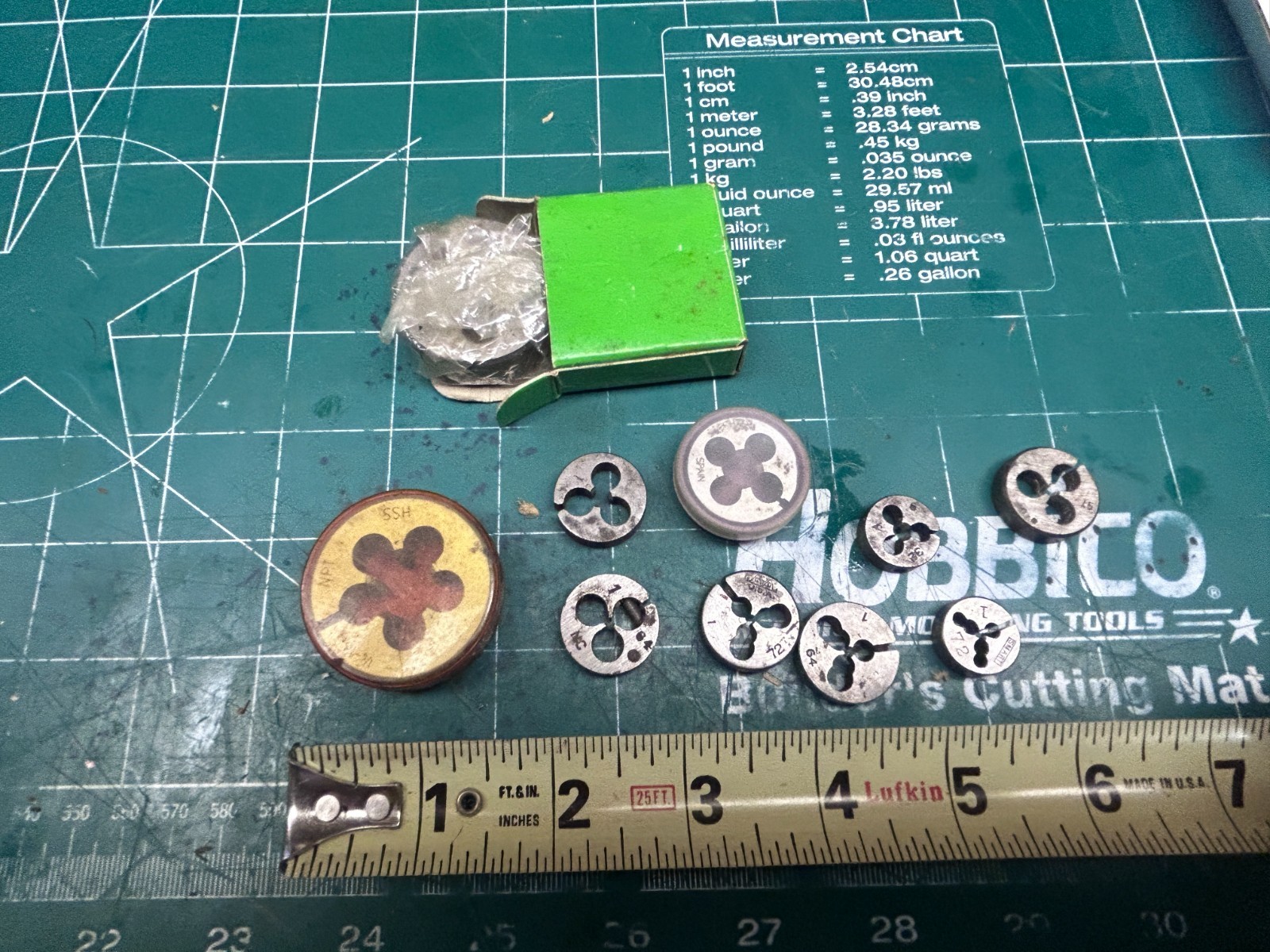 MACHINIST HmDrcB1 TOOL LATHE MILL Machinist Lot of Threading Dies Tap Die Lot MACHINIST HmDrcB1 TOOL LATHE MILL Machinist Lot of Threading Dies Tap Die Lot