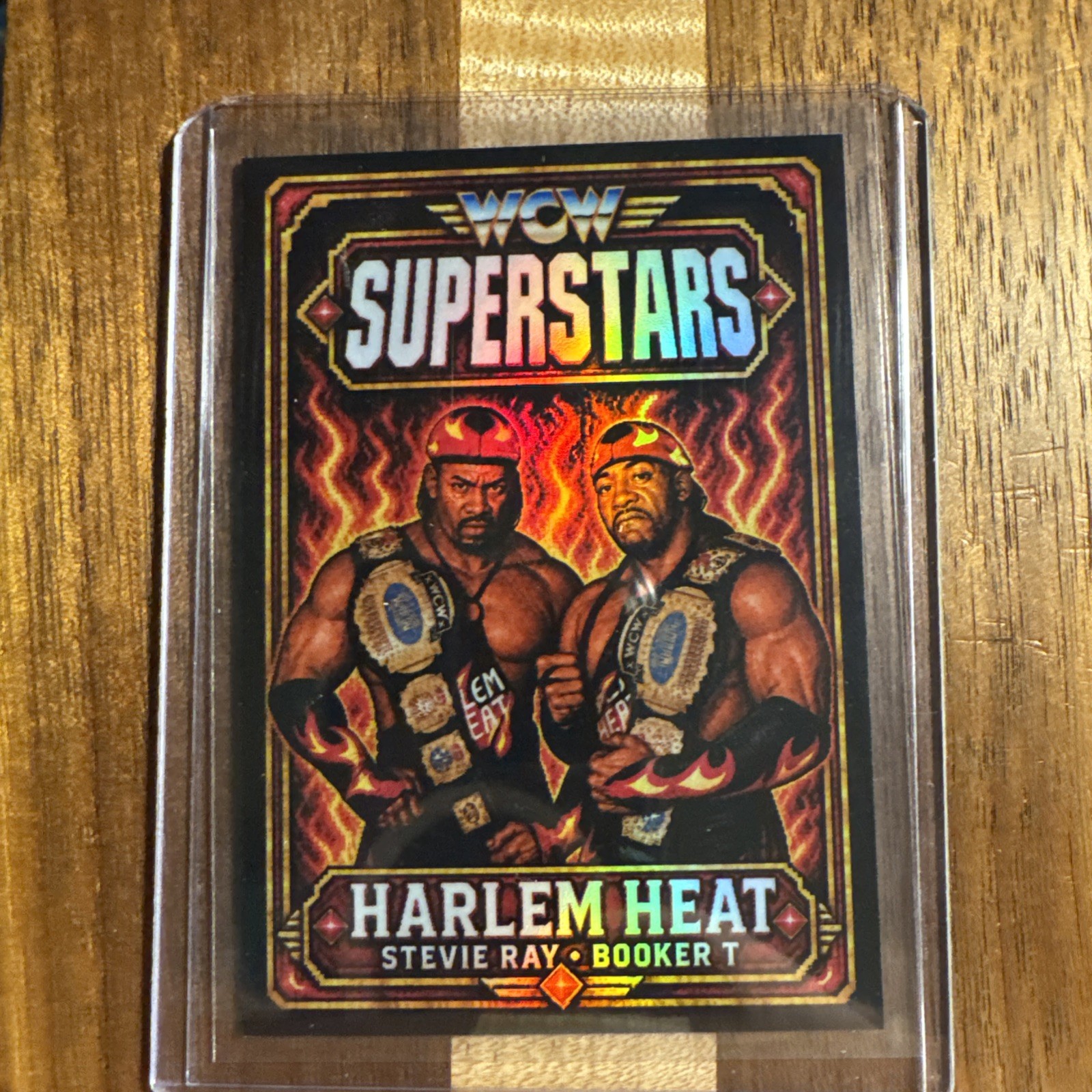 Wwf  WWE Wcw Superstars Harlem Heat Stevie Ray Booker T Parody RARE /99